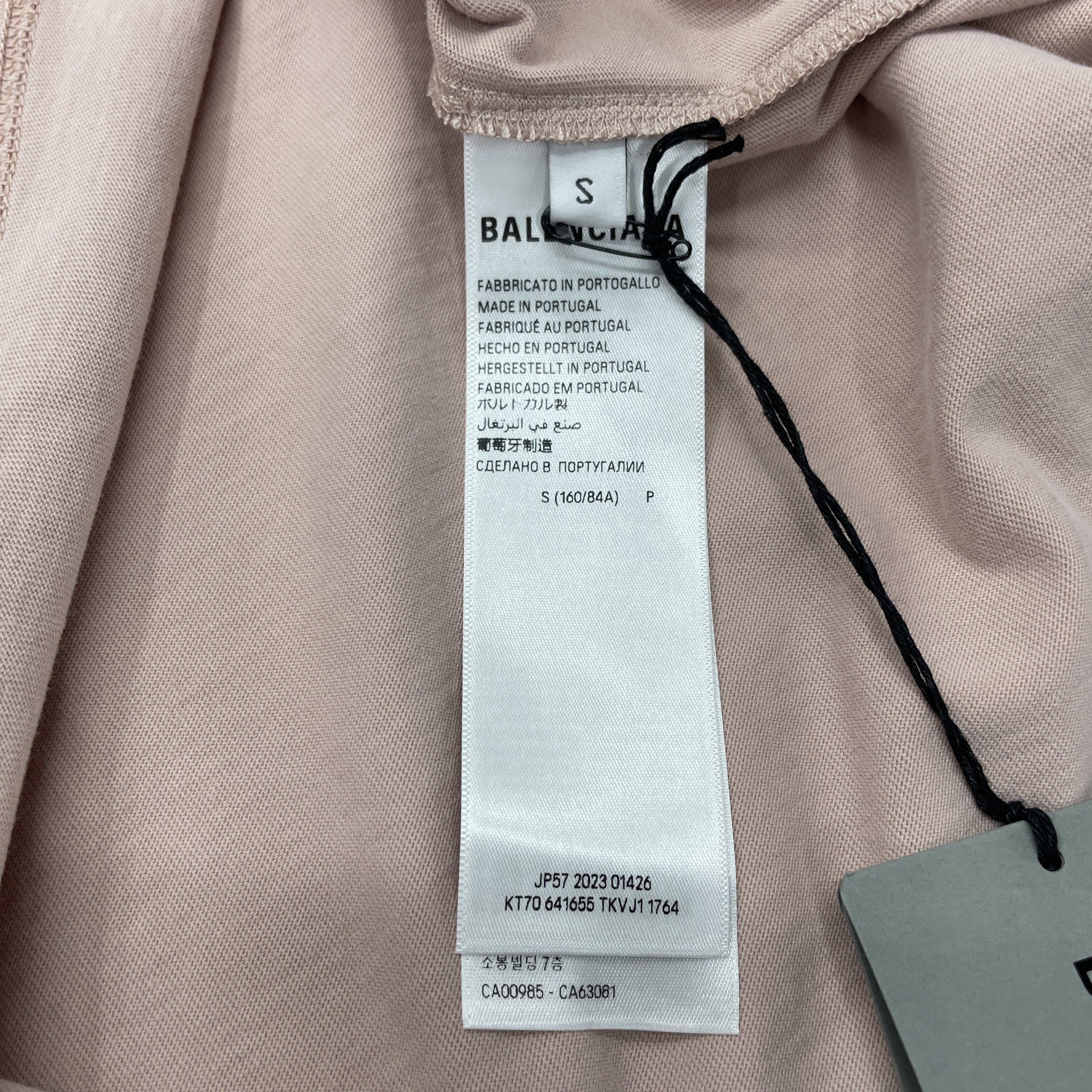 Balenciaga Balenciaga Wave Logo T-Shirt Size S Size S / US 4 / IT 40 - 4 Thumbnail
