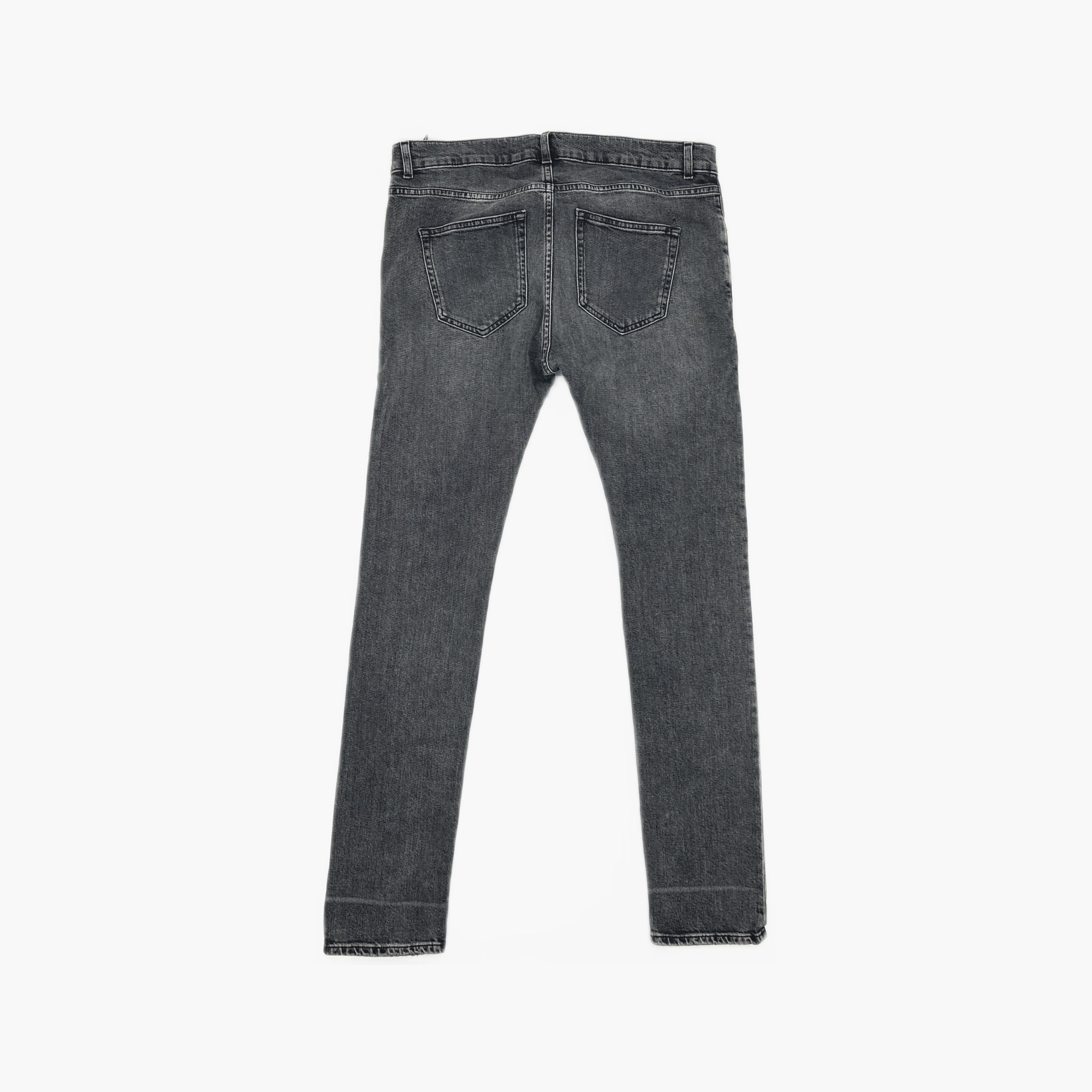 Balenciaga Balenciaga Washed Gray Denim Jeans Size 30 Size US 30 / EU 46 - 2 Thumbnail