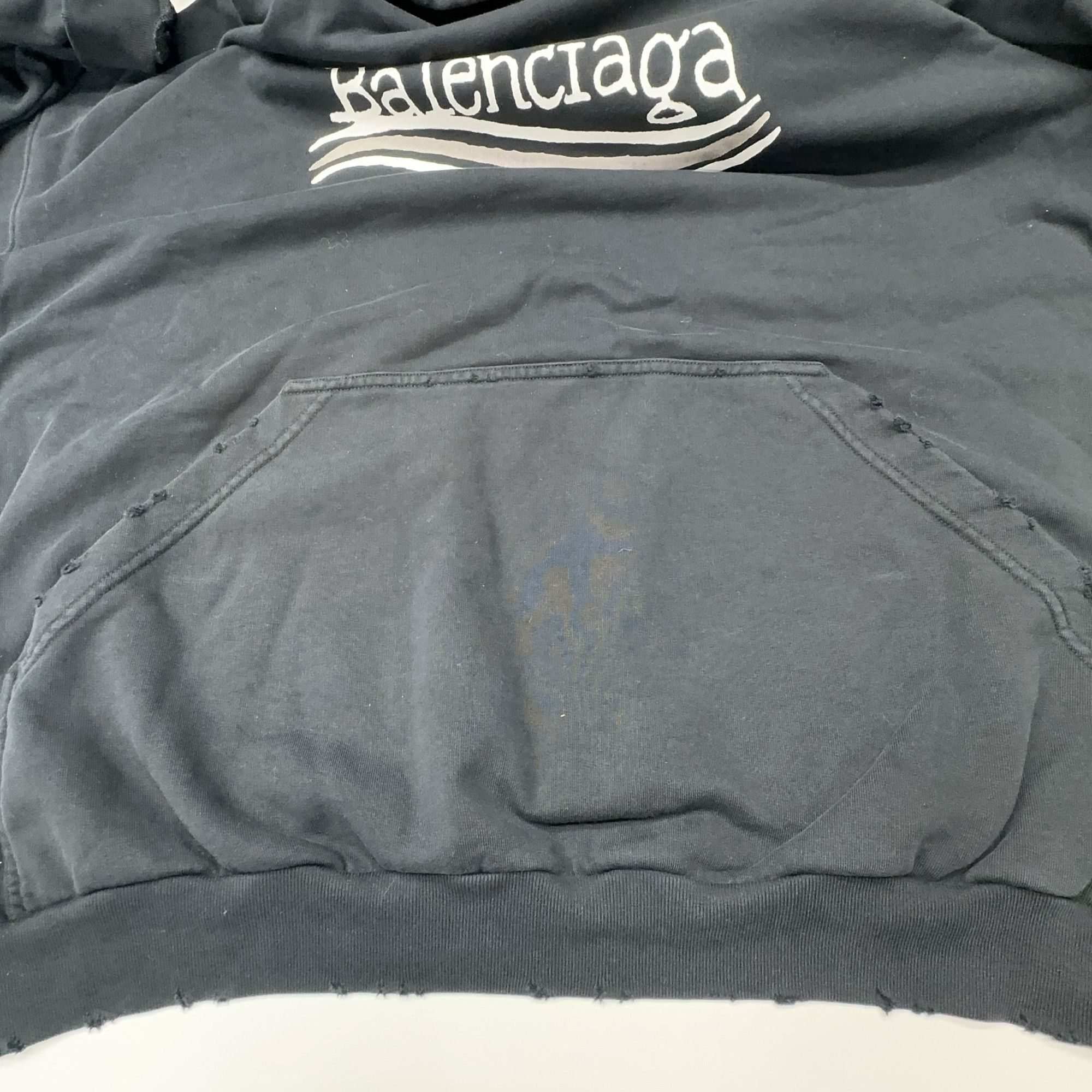 Balenciaga Balenciaga Wave Logo Hoodie Size 3 Size US L / EU 52-54 / 3 - 9 Thumbnail
