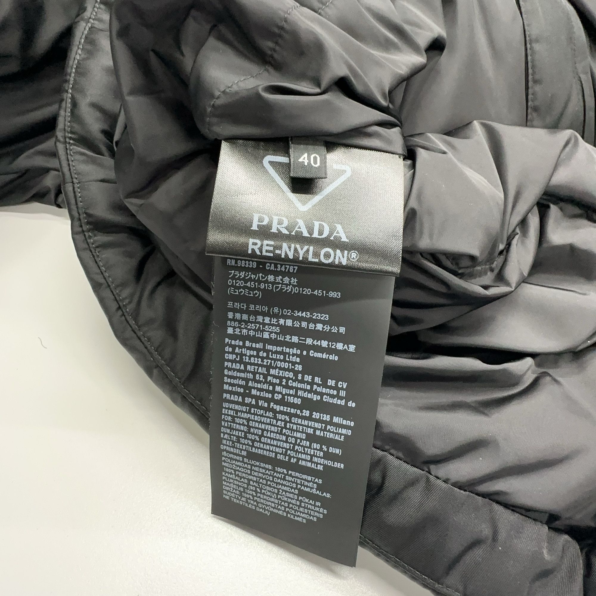 Prada Prada Re-Nylon Hooded Down Jacket Size IT 40 Size S / US 4 / IT 40 - 3 Thumbnail