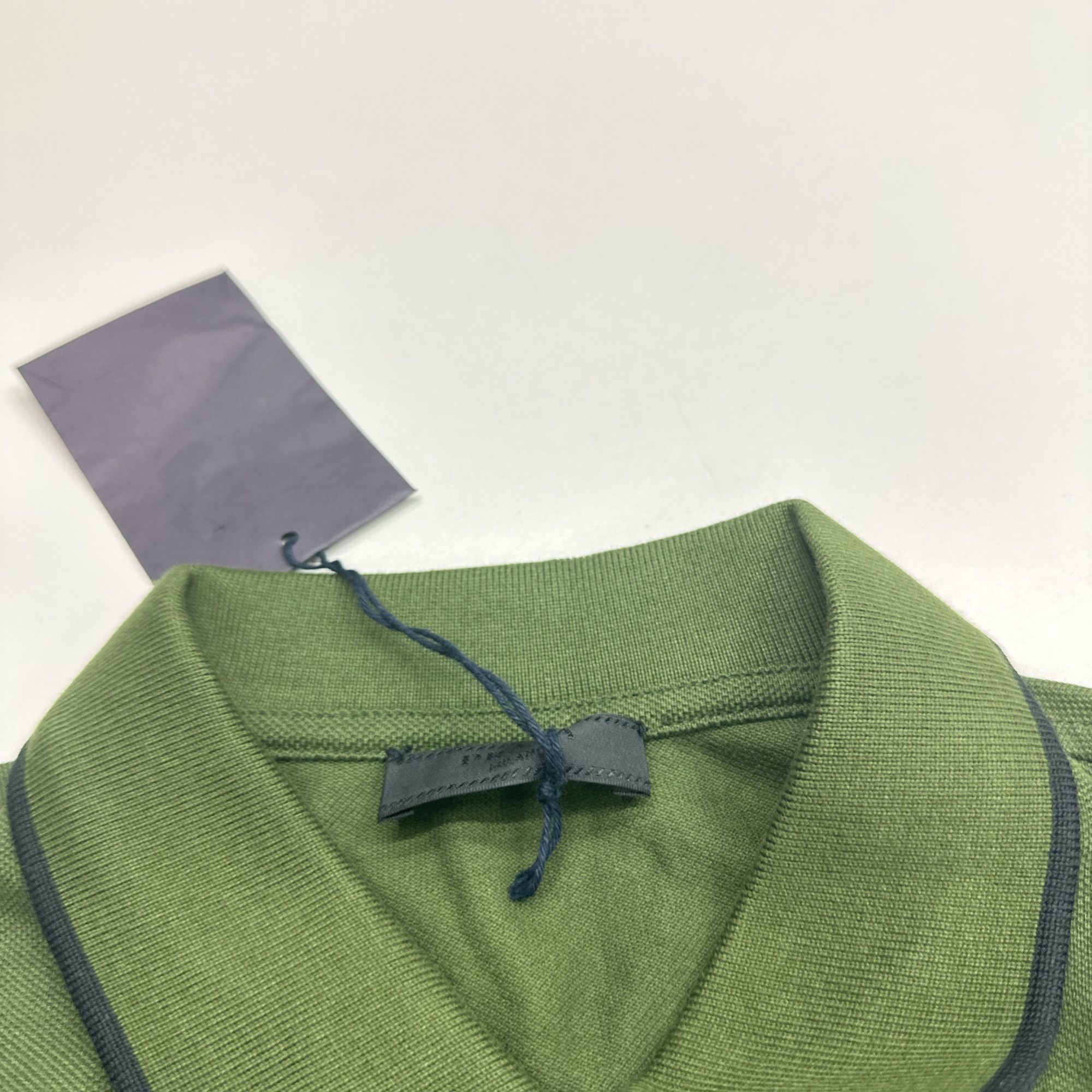 Prada Prada Green Polo Shirt Size XL Size US XL / EU 56 / 4 - 3 Thumbnail