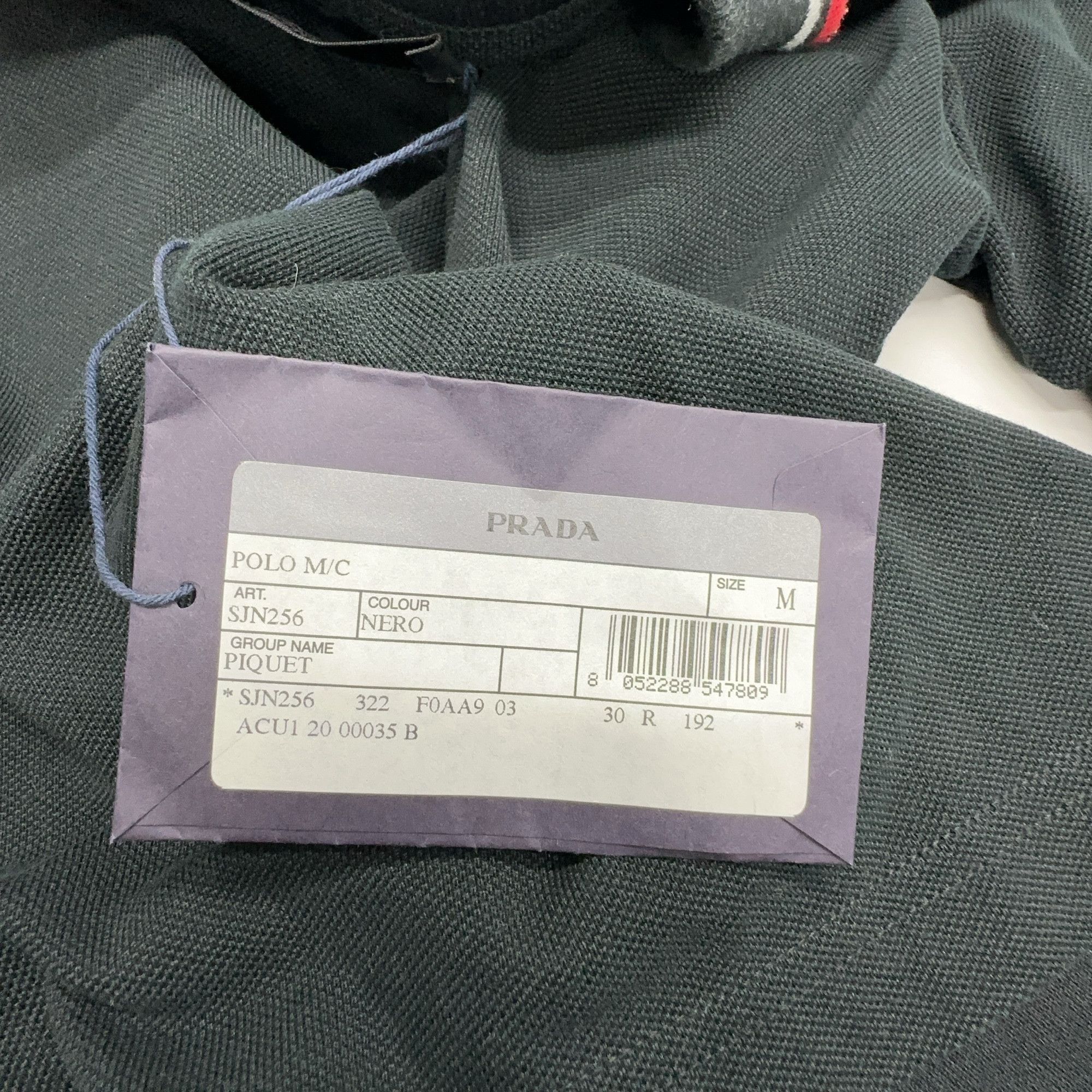 Prada Prada Striped Trim Polo Shirt Size M Size US M / EU 48-50 / 2 - 3 Thumbnail