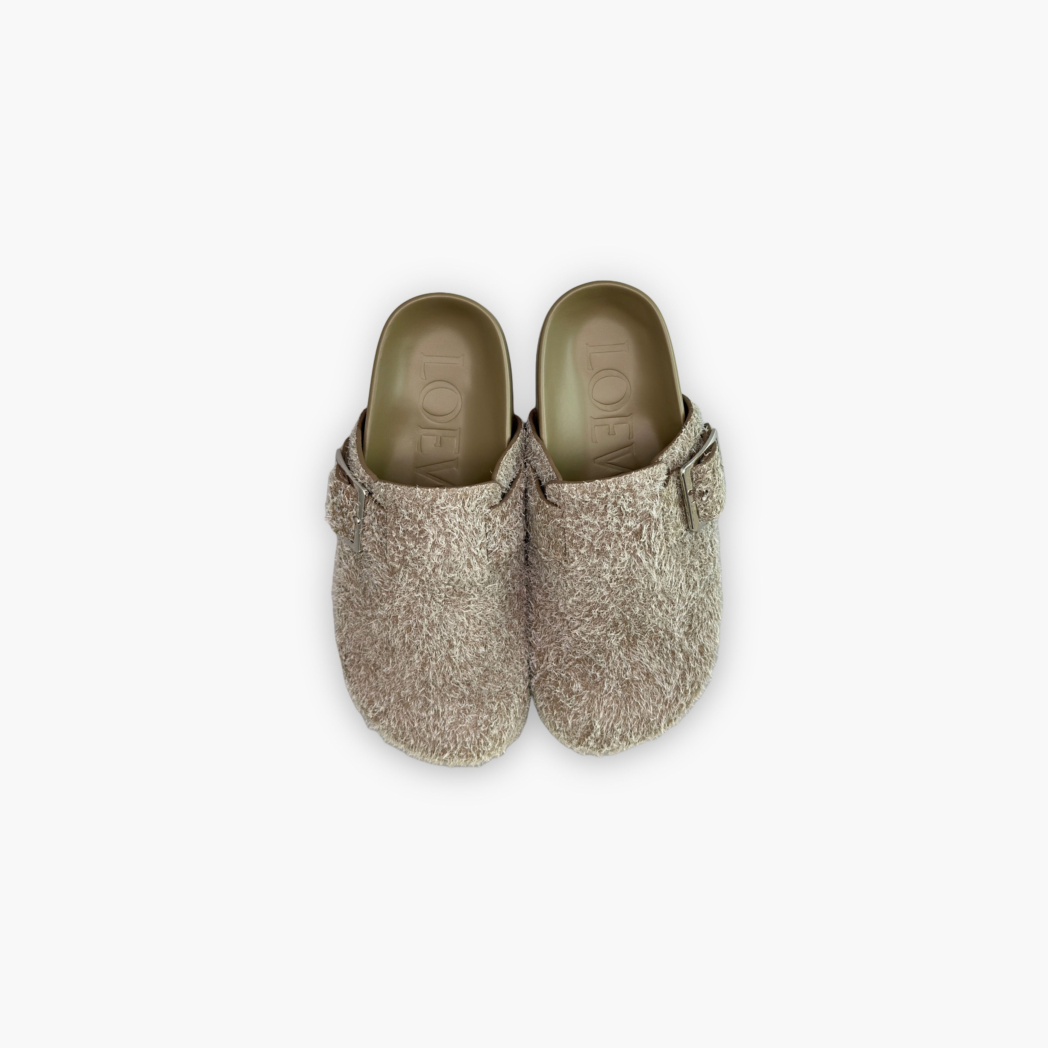 Loewe Loewe Ease Buckle Suede Mule Size 38 Size US 8 / IT 38 - 9 Thumbnail