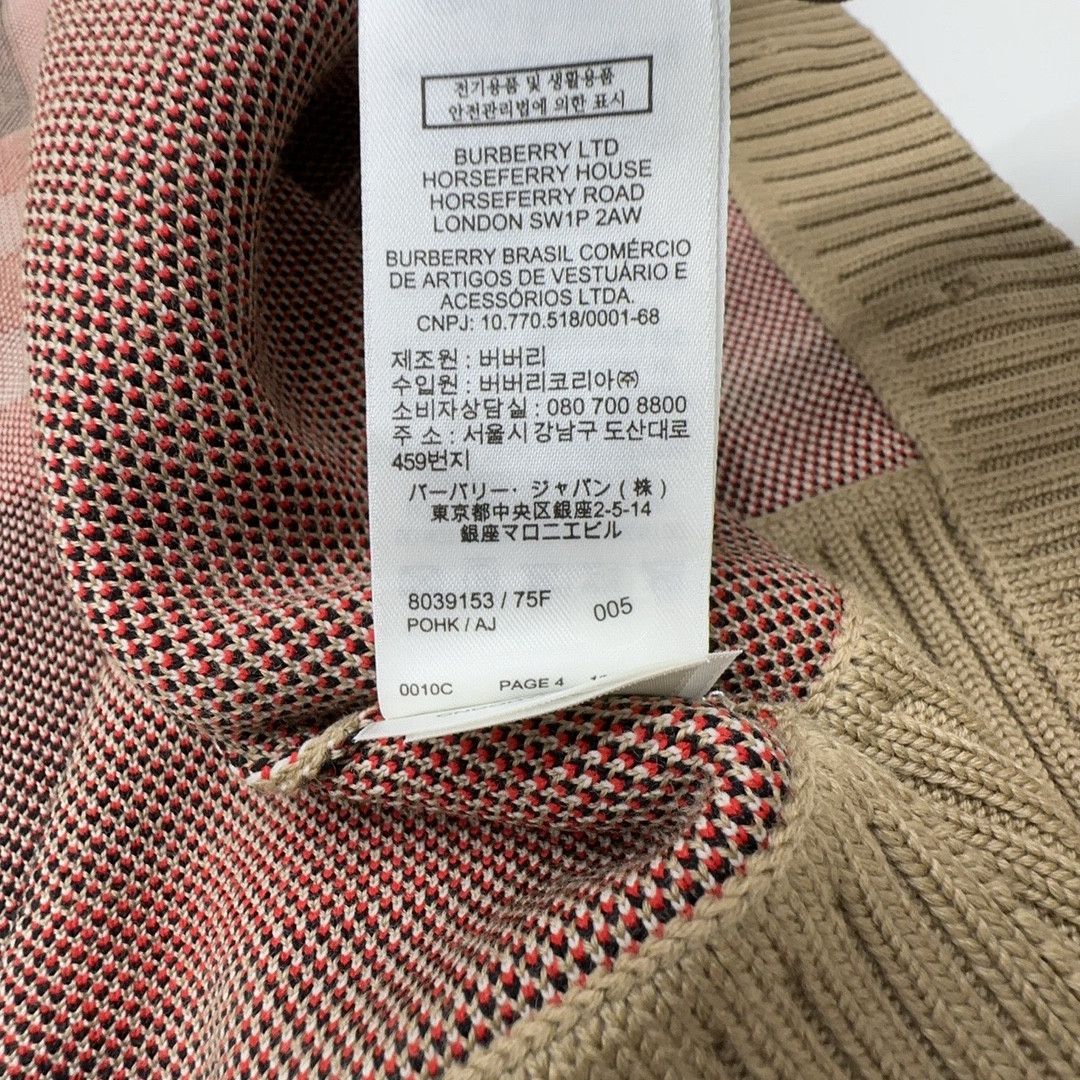 Burberry Burberry Check Knit Cardigan Size XS Size XS / US 0-2 / IT 36-38 - 2 Thumbnail