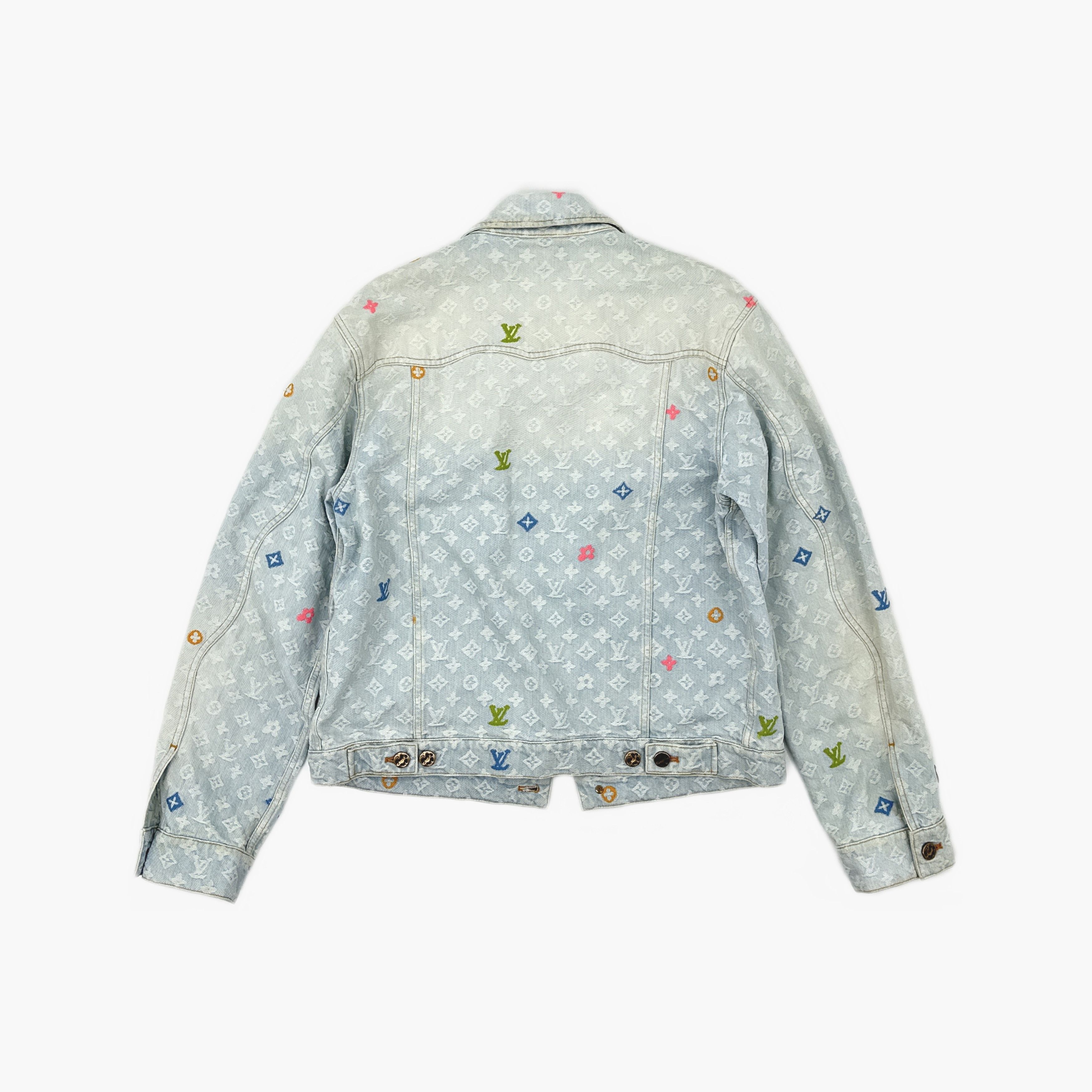 Louis Vuitton Louis Vuitton Monogram Embroidery Denim Jacket Size 46 Size US S / EU 44-46 / 1 - 2 Thumbnail