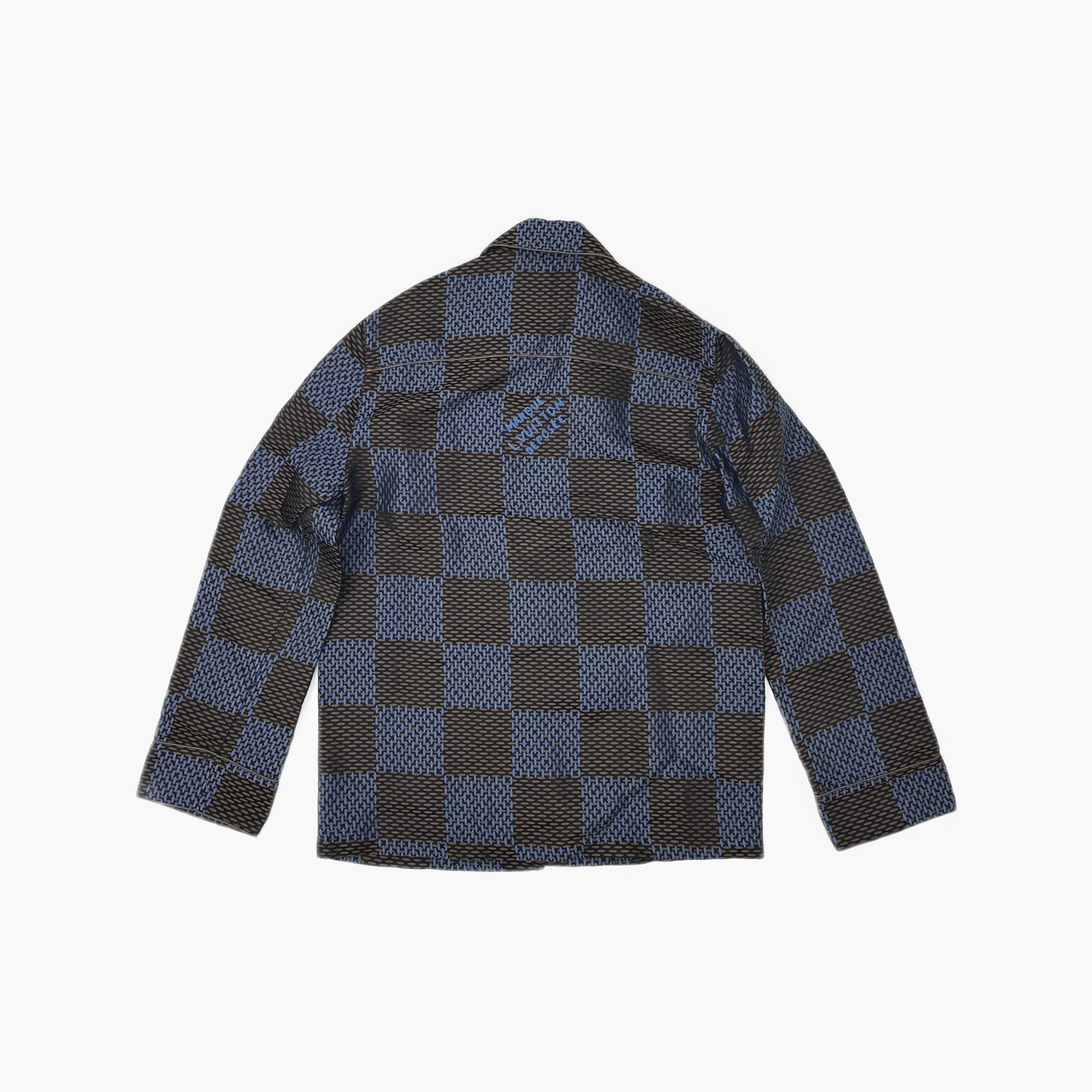 Louis Vuitton Louis Vuitton Damier Checkered Silk Shirt Size XS Size US XS / EU 42 / 0 - 2 Thumbnail