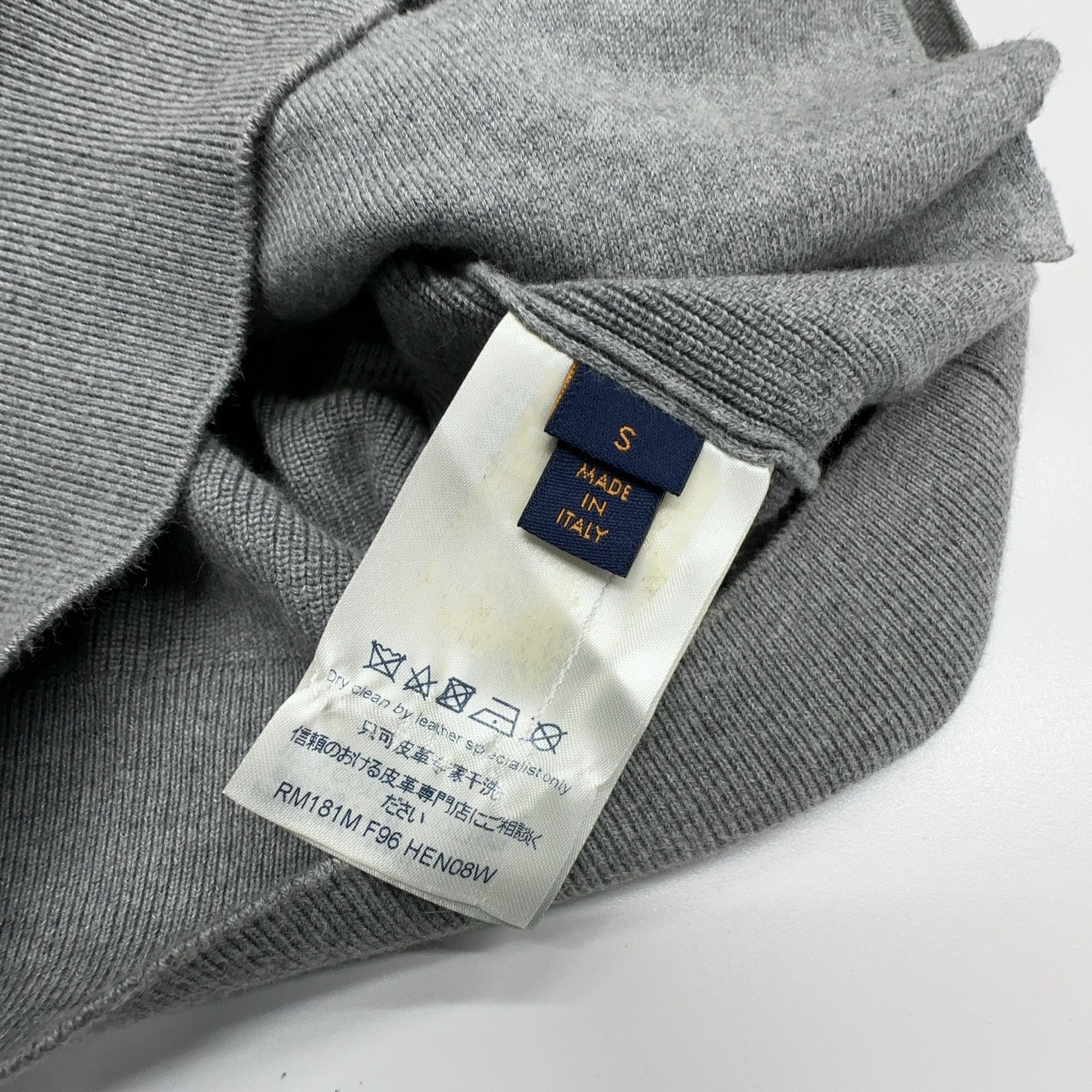Louis Vuitton Louis Vuitton Grey Suede Knit Bomber Jacket Size S Size US S / EU 44-46 / 1 - 4 Thumbnail