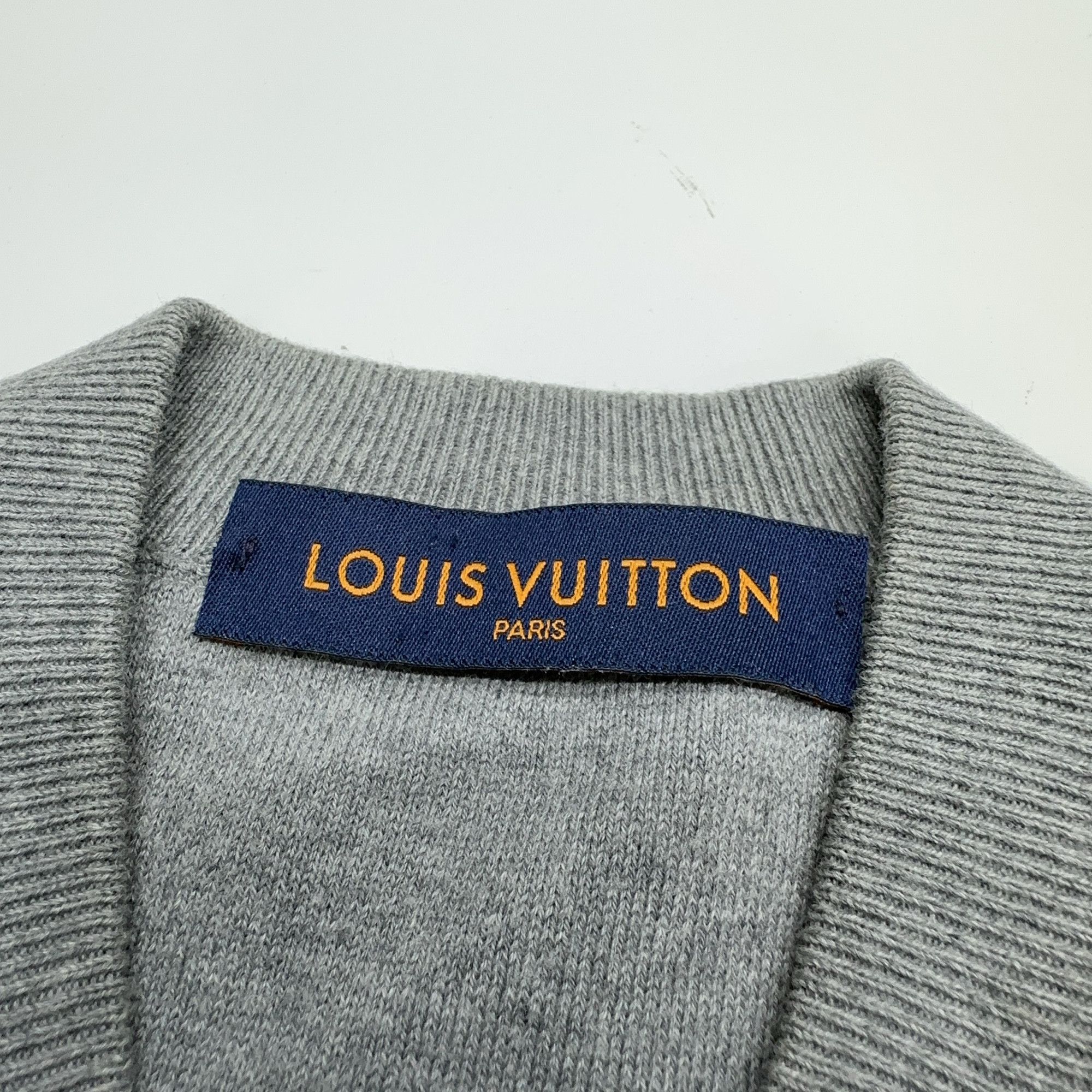 Louis Vuitton Louis Vuitton Grey Suede Knit Bomber Jacket Size S Size US S / EU 44-46 / 1 - 3 Thumbnail