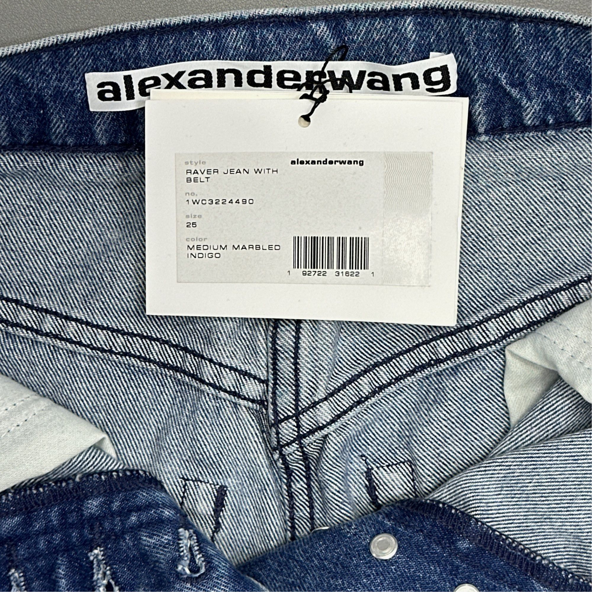 Alexander Wang Alexander Wang Raver Belted Jeans Size 25 Size 25" / US 0 / IT 36 - 2 Thumbnail