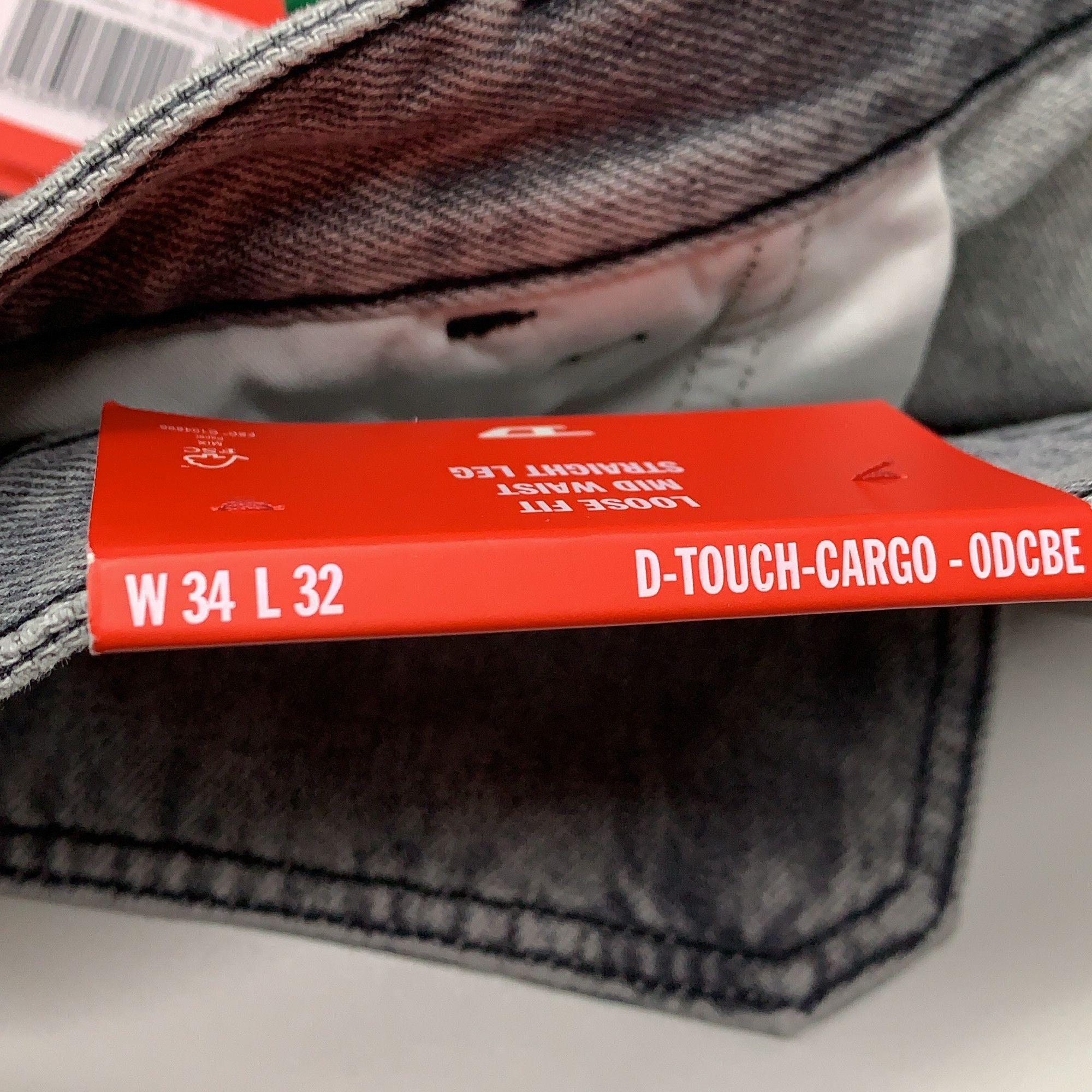 Diesel Diesel D-Touch Cargo Denim Pants Size 34 Size US 34 / EU 50 - 4 Thumbnail