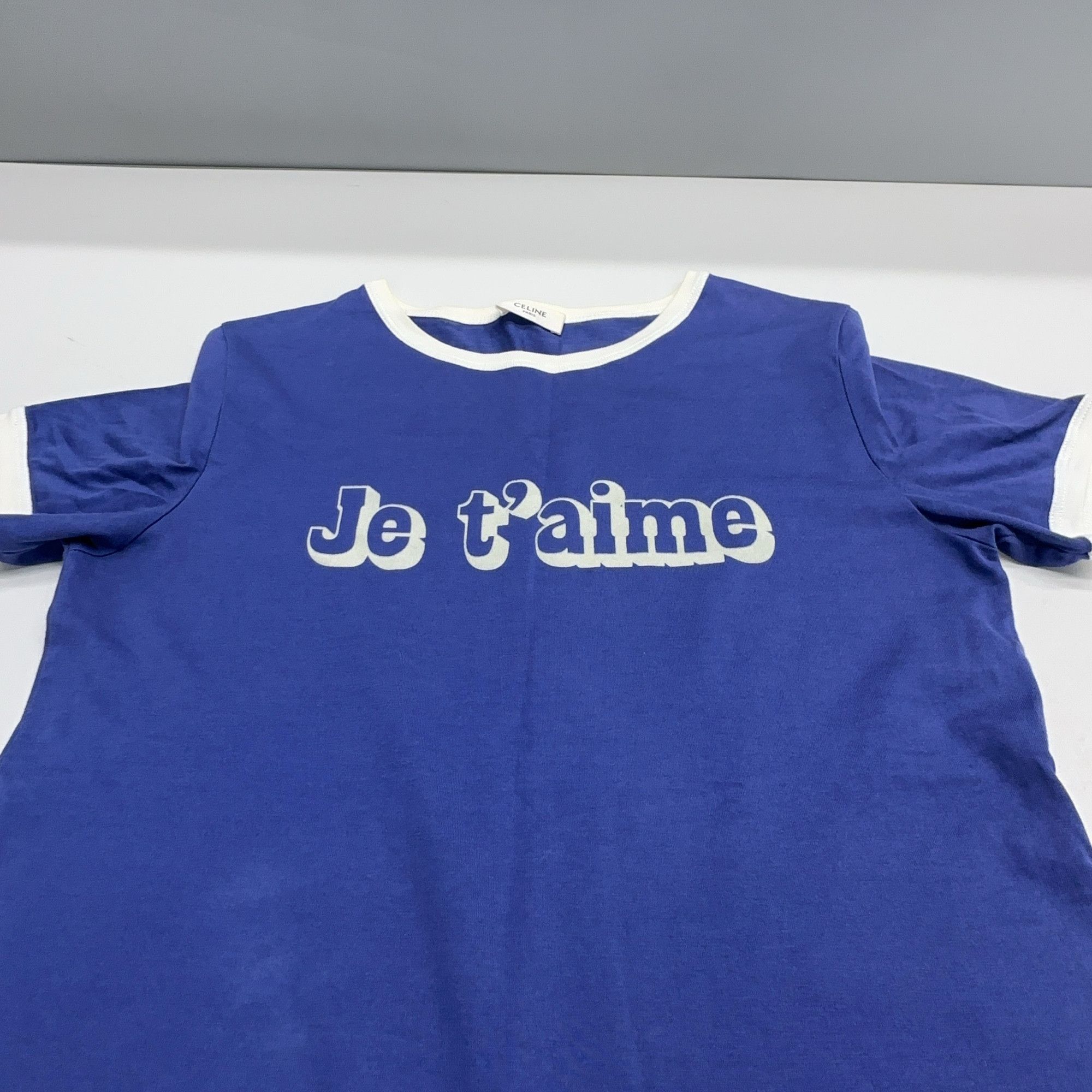 Celine Celine Je t'aime Ringer T-Shirt Size XS Size XS / US 0-2 / IT 36-38 - 8 Thumbnail