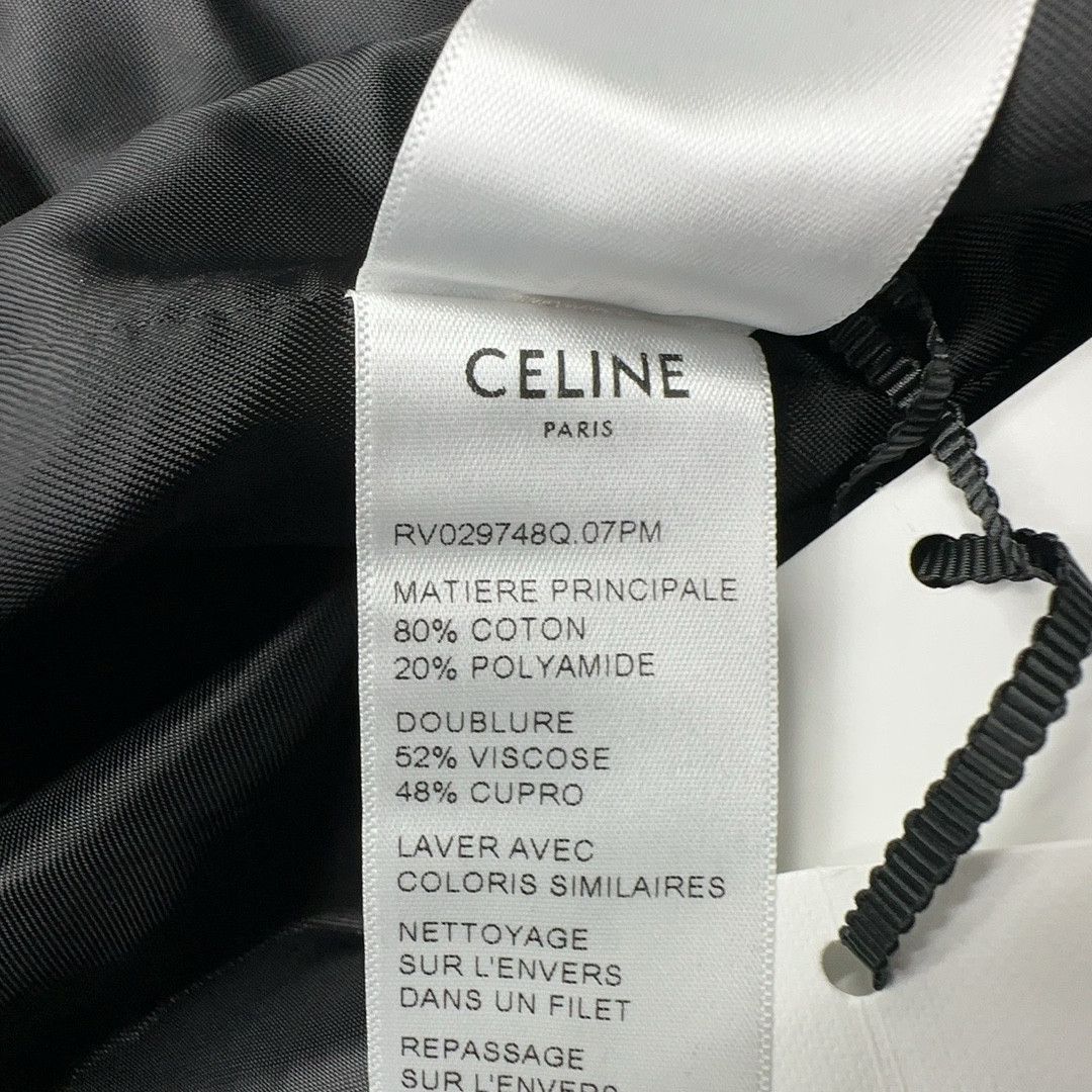 Celine Celine Logo Embroidery Velour Track Jacket Size M Size US M / EU 48-50 / 2 - 5 Thumbnail