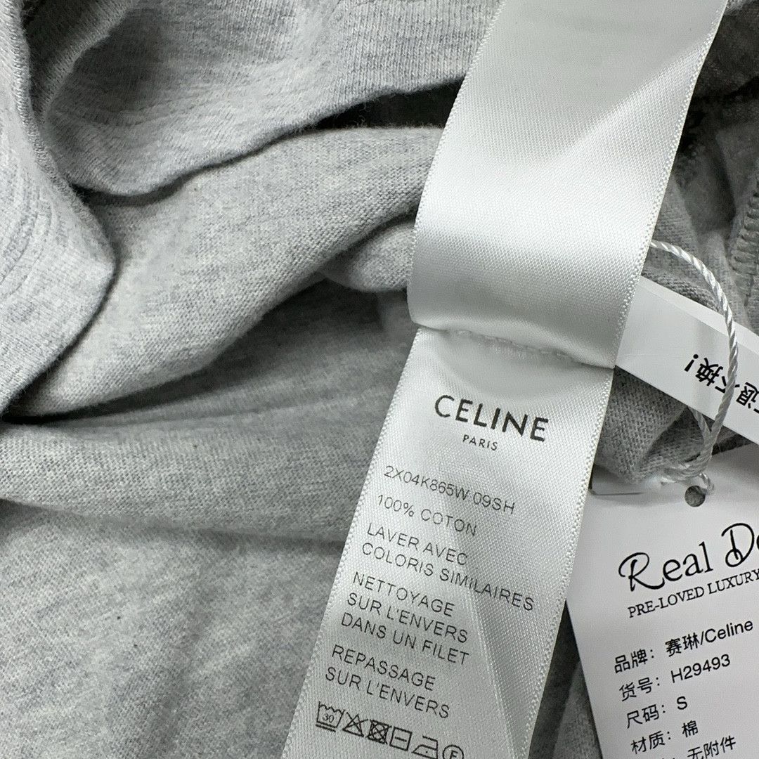 Celine Celine Logo Print Long Sleeve T-Shirt Size S Size S / US 4 / IT 40 - 4 Thumbnail