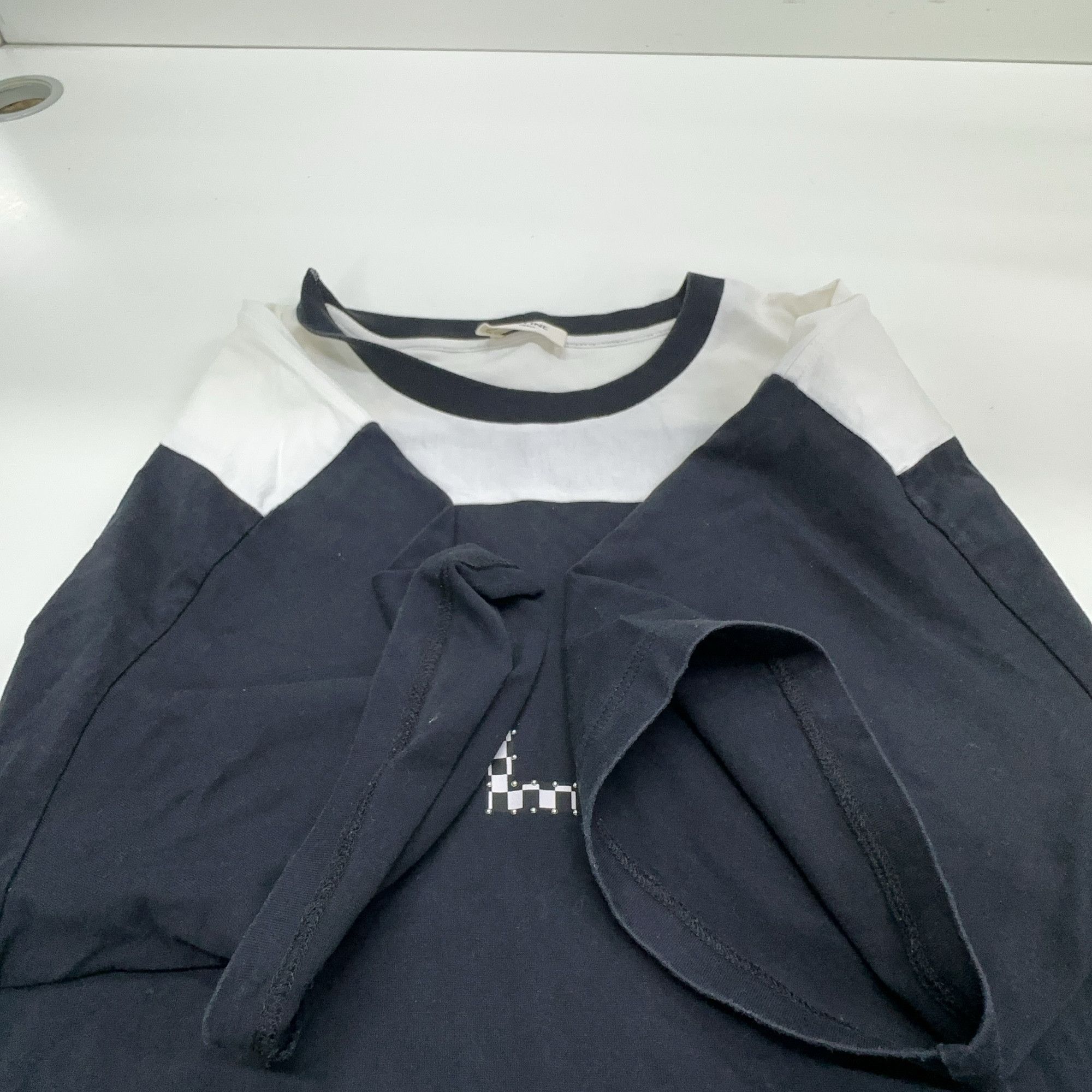 Celine Celine Checkerboard Logo T-Shirt Size S Size US S / EU 44-46 / 1 - 8 Thumbnail