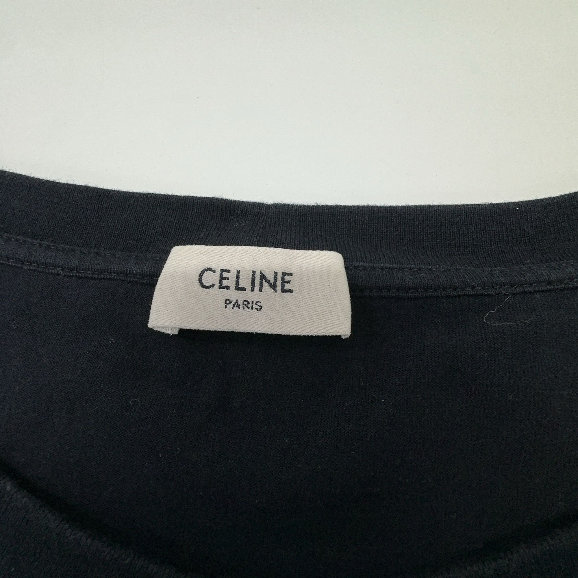 Celine Celine Triomphe Logo Tank Top Size L Size L / US 10 / IT 46 - 3 Thumbnail