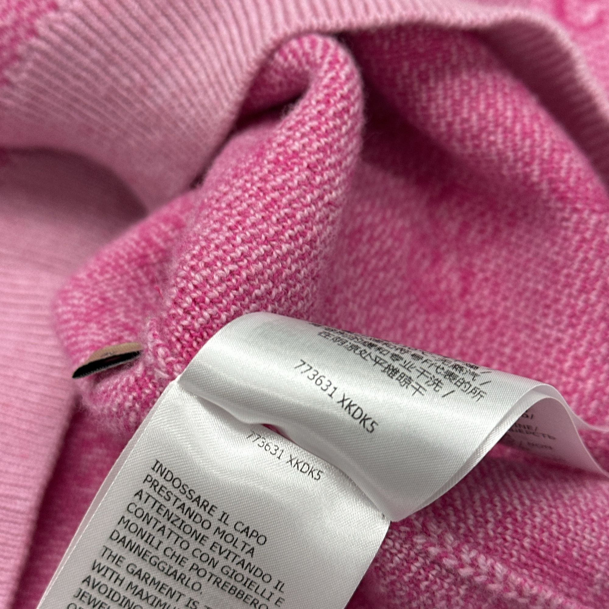 Gucci Gucci Pink Logo Knit Polo Size M Size M / US 6-8 / IT 42-44 - 5 Thumbnail