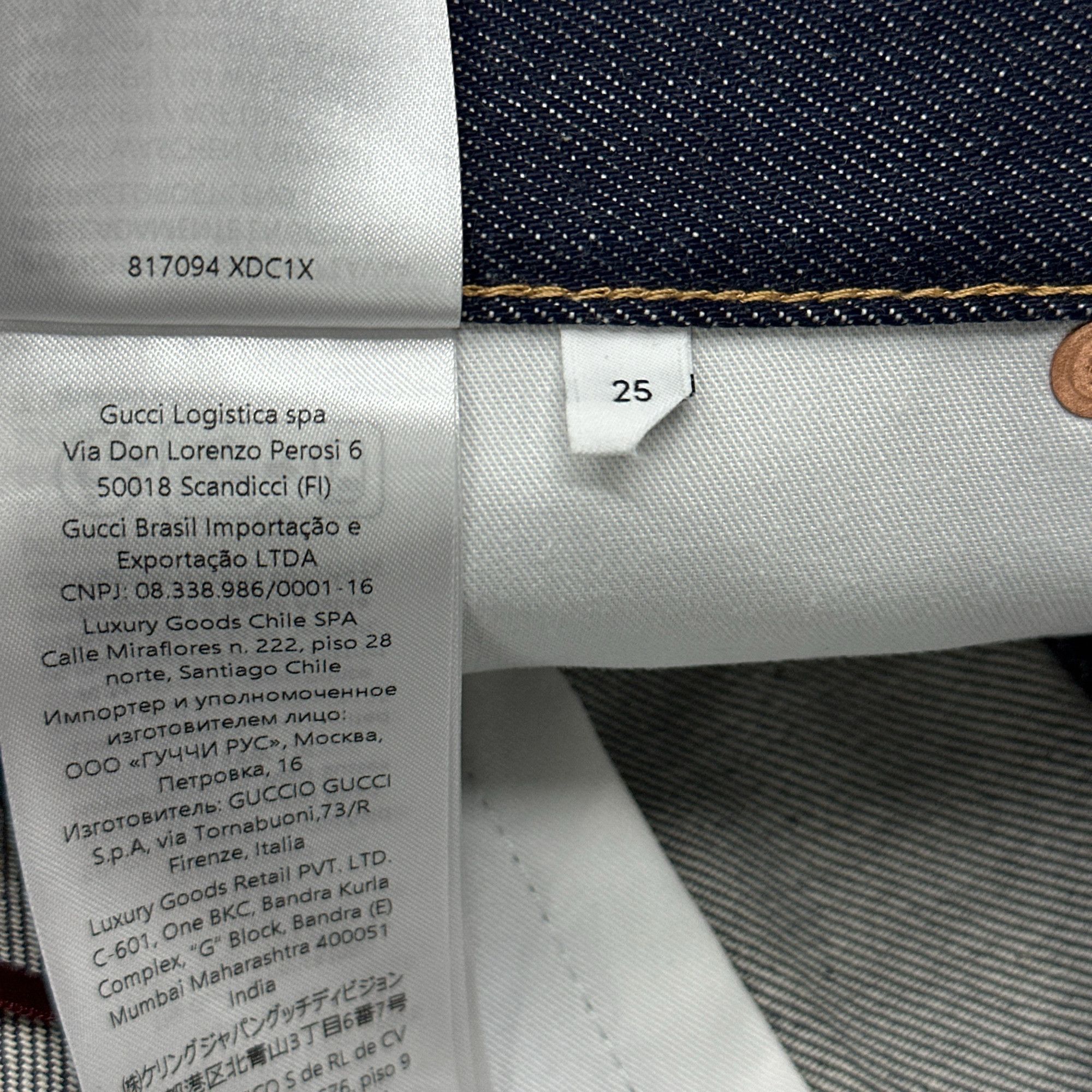 Gucci Gucci Blue Denim Jeans Size 25 Size 25" / US 0 / IT 36 - 3 Thumbnail