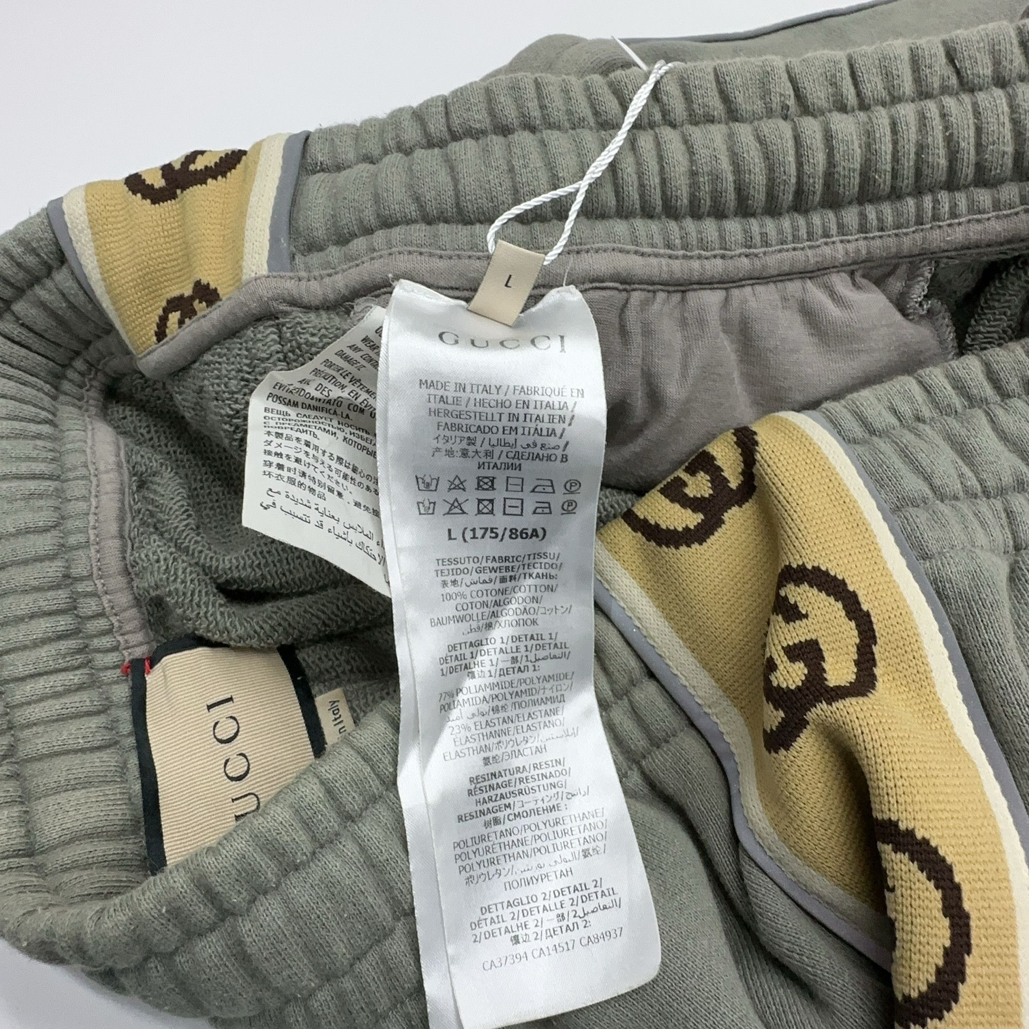 Gucci Gucci GG Logo Side Tape Sweatpants Size L Size US 34 / EU 50 - 4 Thumbnail