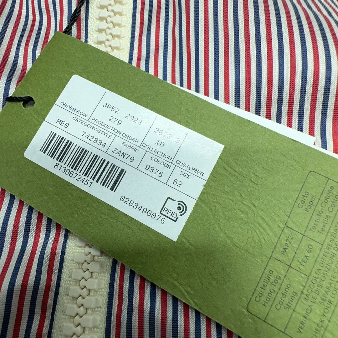 Gucci Gucci Striped Hooded Jacket Size 52 Size US L / EU 52-54 / 3 - 3 Thumbnail