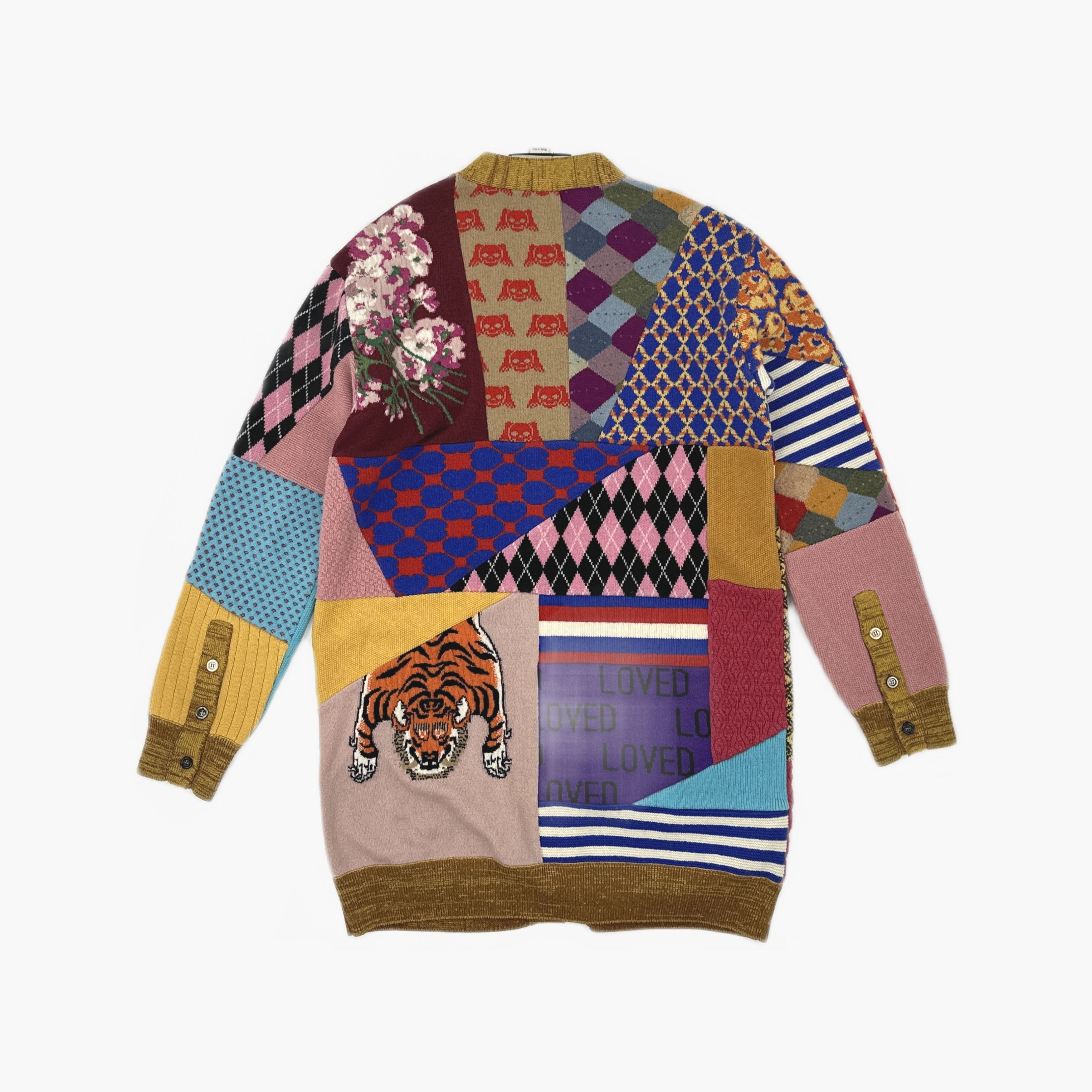 Gucci Gucci Patchwork Cardigan Size S Size US S / EU 44-46 / 1 - 2 Thumbnail