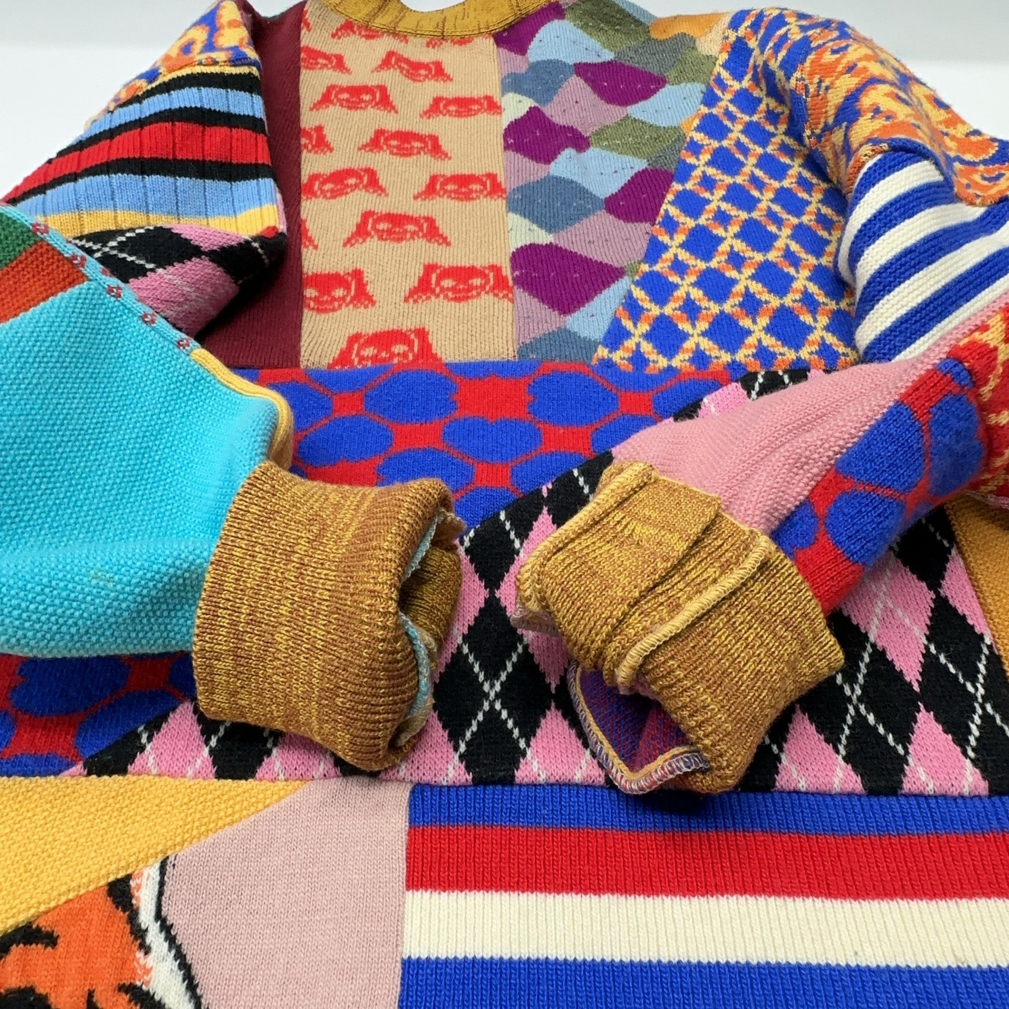 Gucci Gucci Patchwork Cardigan Size S Size US S / EU 44-46 / 1 - 9 Thumbnail