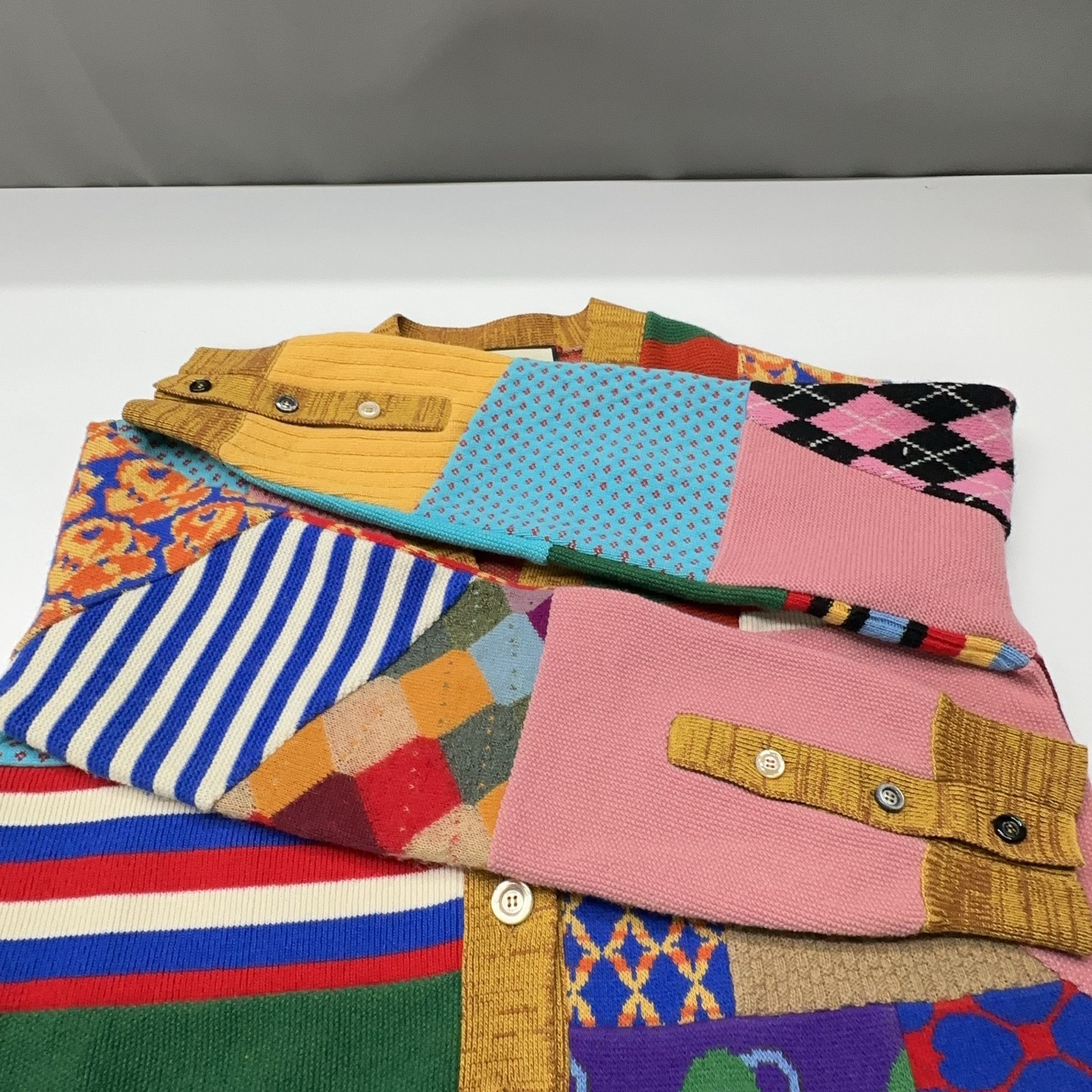 Gucci Gucci Patchwork Cardigan Size S Size US S / EU 44-46 / 1 - 7 Thumbnail