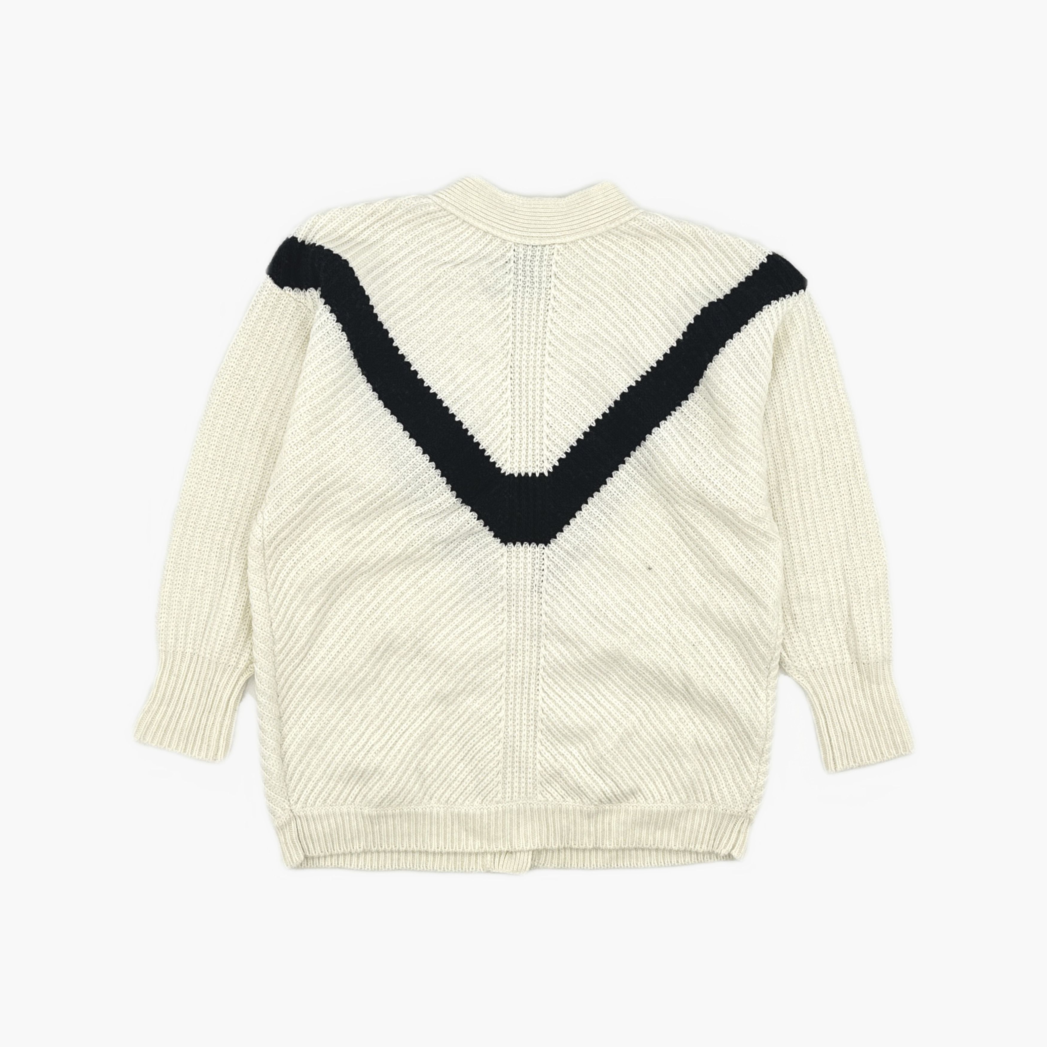 RED Valentino RED VALENTINO Logo Stripe Cardigan Size XS Size XS / US 0-2 / IT 36-38 - 2 Thumbnail