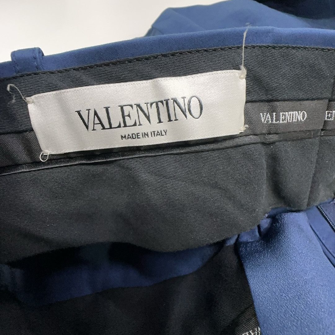 Valentino Valentino Solid Cotton Blend Trousers Size 32 Size US 32 / EU 48 - 3 Thumbnail