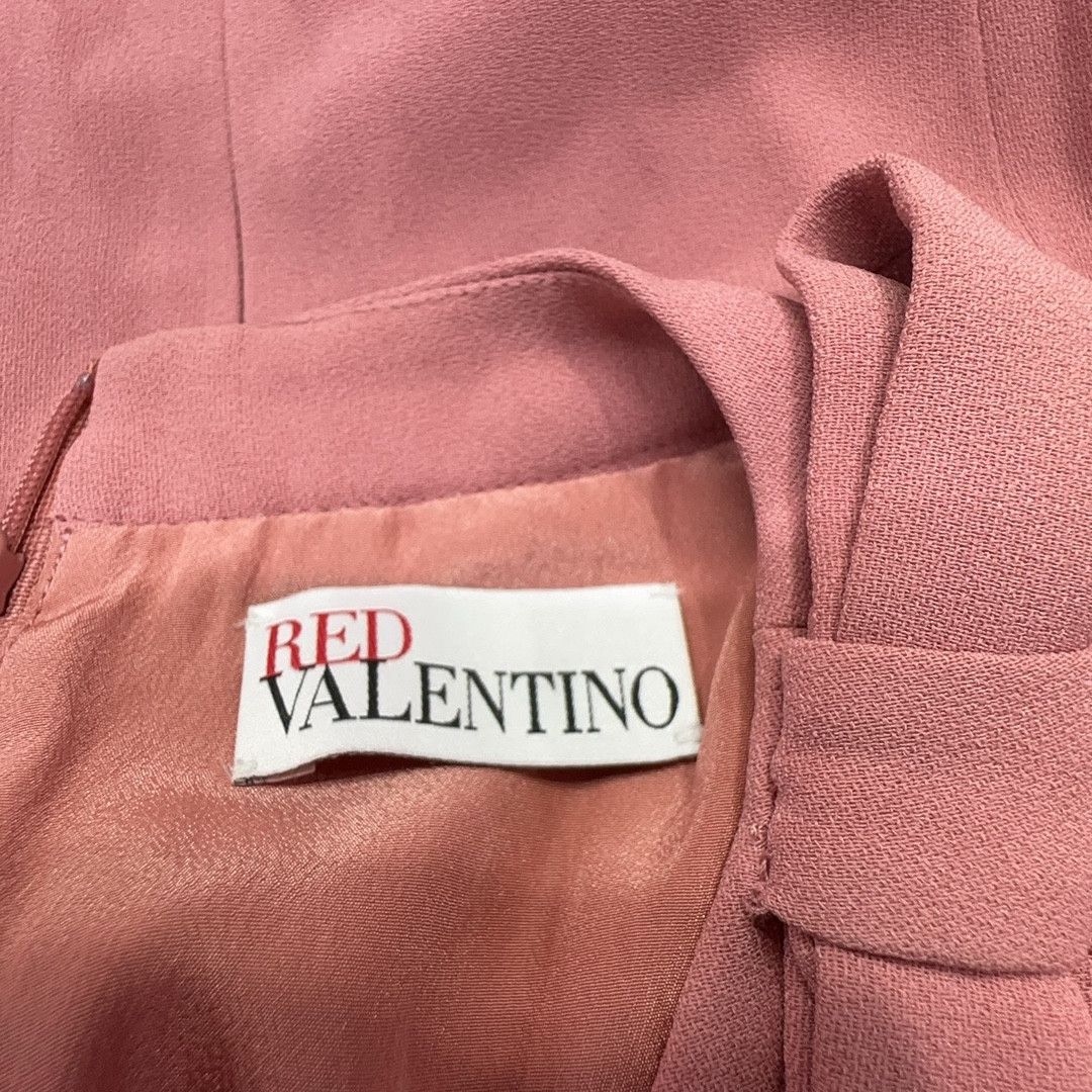 RED Valentino RED Valentino Pink Bow Detail Mini Dress Size 40 Size S / US 4 / IT 40 - 3 Thumbnail