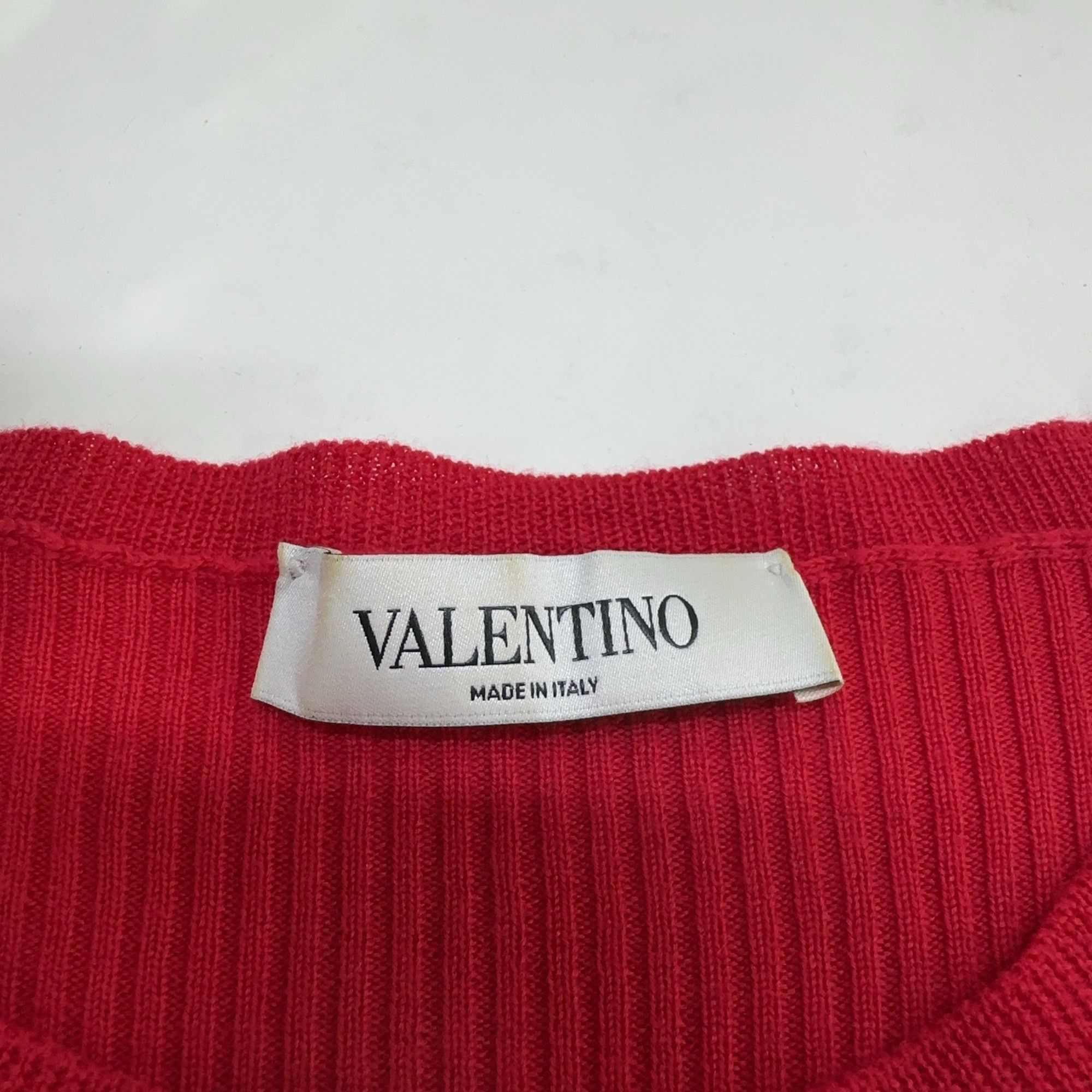 Valentino Valentino Ribbed Bow Sleeve Sweater Size S Size S / US 4 / IT 40 - 3 Thumbnail