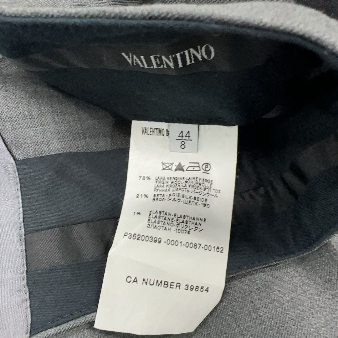 Valentino Valentino Roma Gray Wool Silk Trousers Size 28 Size US 28 / EU 44 - 4 Thumbnail
