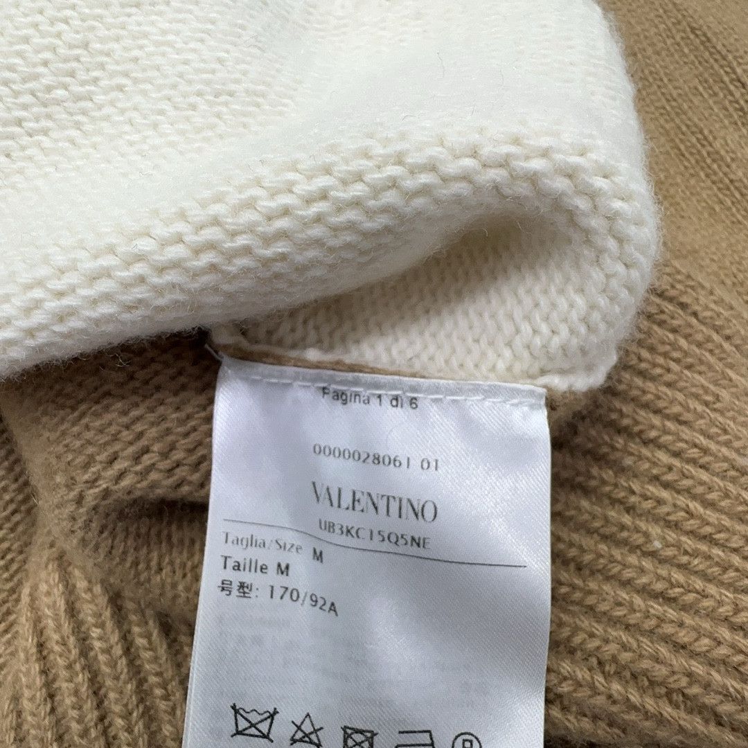 Valentino Valentino Colorblock V-Pattern Knit Sweater Size M Size US M / EU 48-50 / 2 - 4 Thumbnail