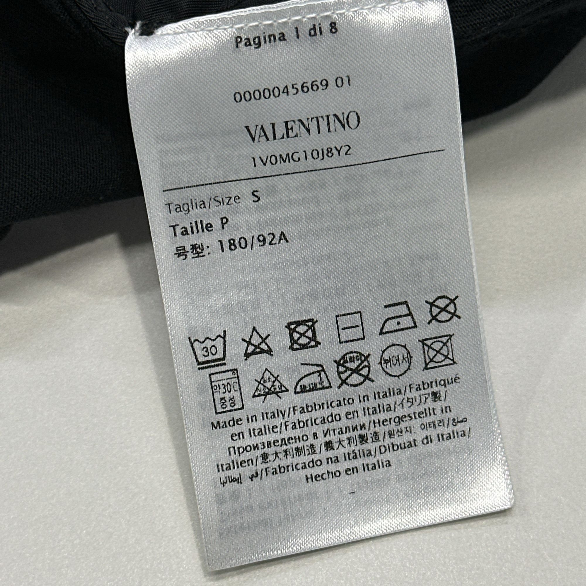 Valentino Valentino Panel T-Shirt Size M Size US M / EU 48-50 / 2 - 4 Thumbnail