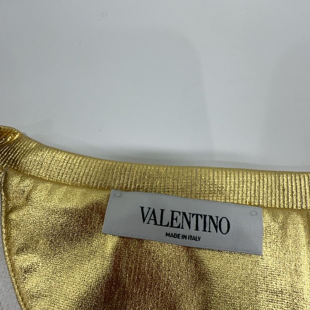 Valentino Valentino Metallic Logo Sweatshirt Size L Size US L / EU 52-54 / 3 - 3 Thumbnail
