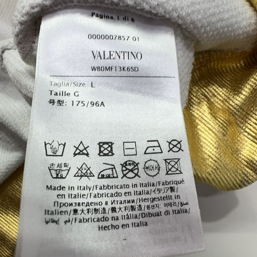 Valentino Valentino Metallic Logo Sweatshirt Size L Size US L / EU 52-54 / 3 - 5 Thumbnail