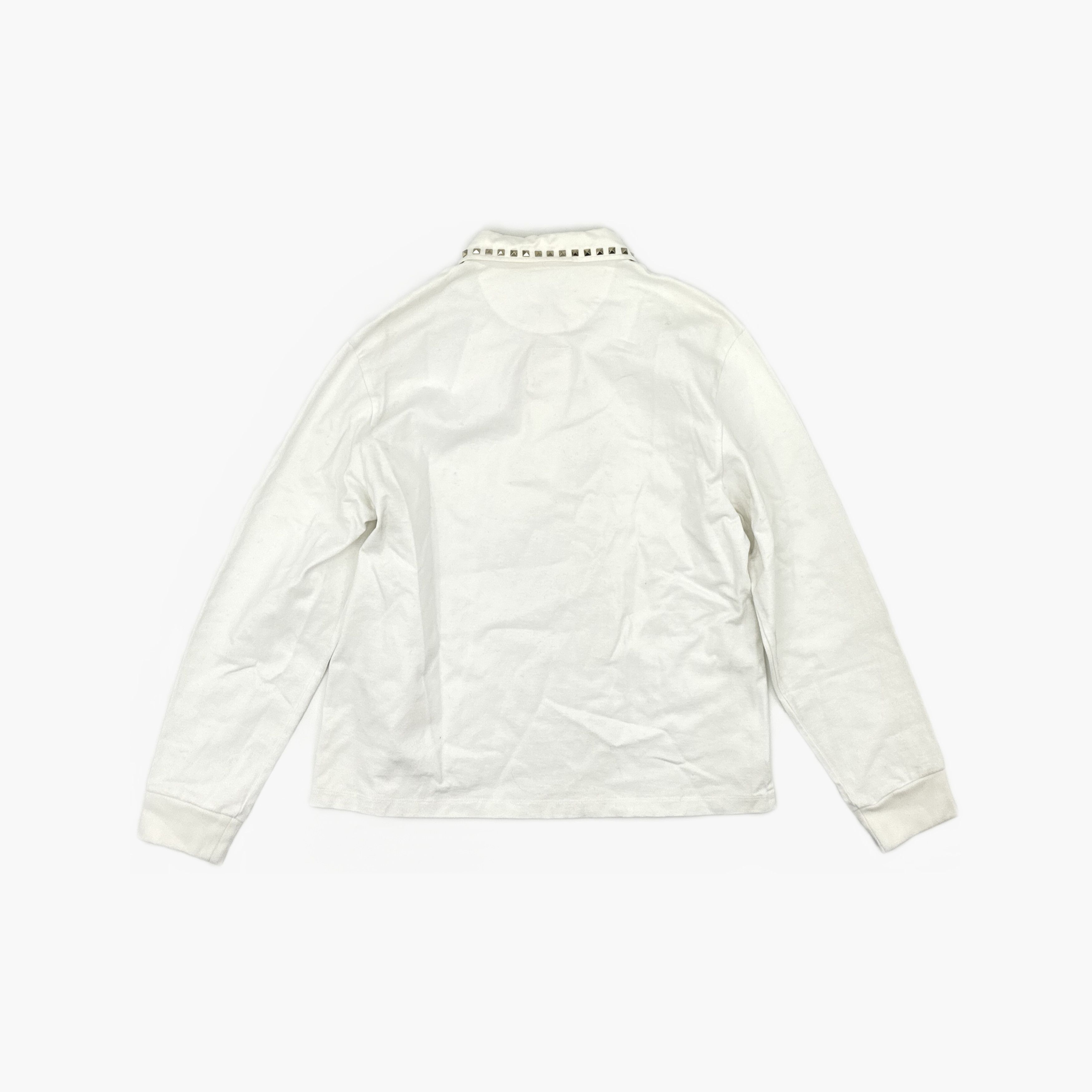Valentino Valentino Rockstud Long Sleeve Polo Shirt Size S Size US S / EU 44-46 / 1 - 2 Thumbnail
