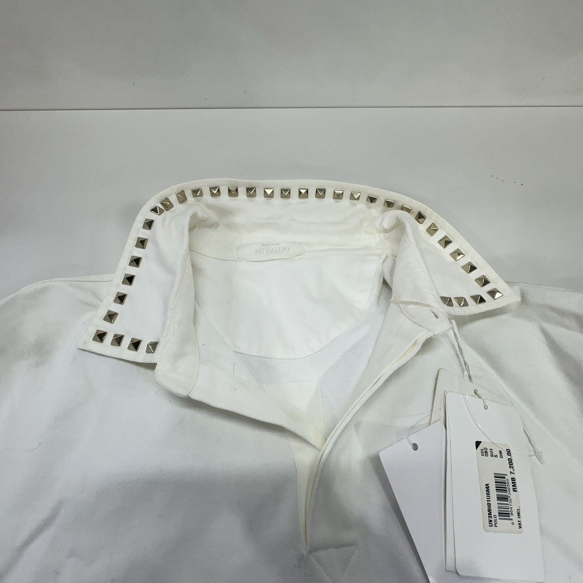 Valentino Valentino Rockstud Long Sleeve Polo Shirt Size S Size US S / EU 44-46 / 1 - 6 Thumbnail