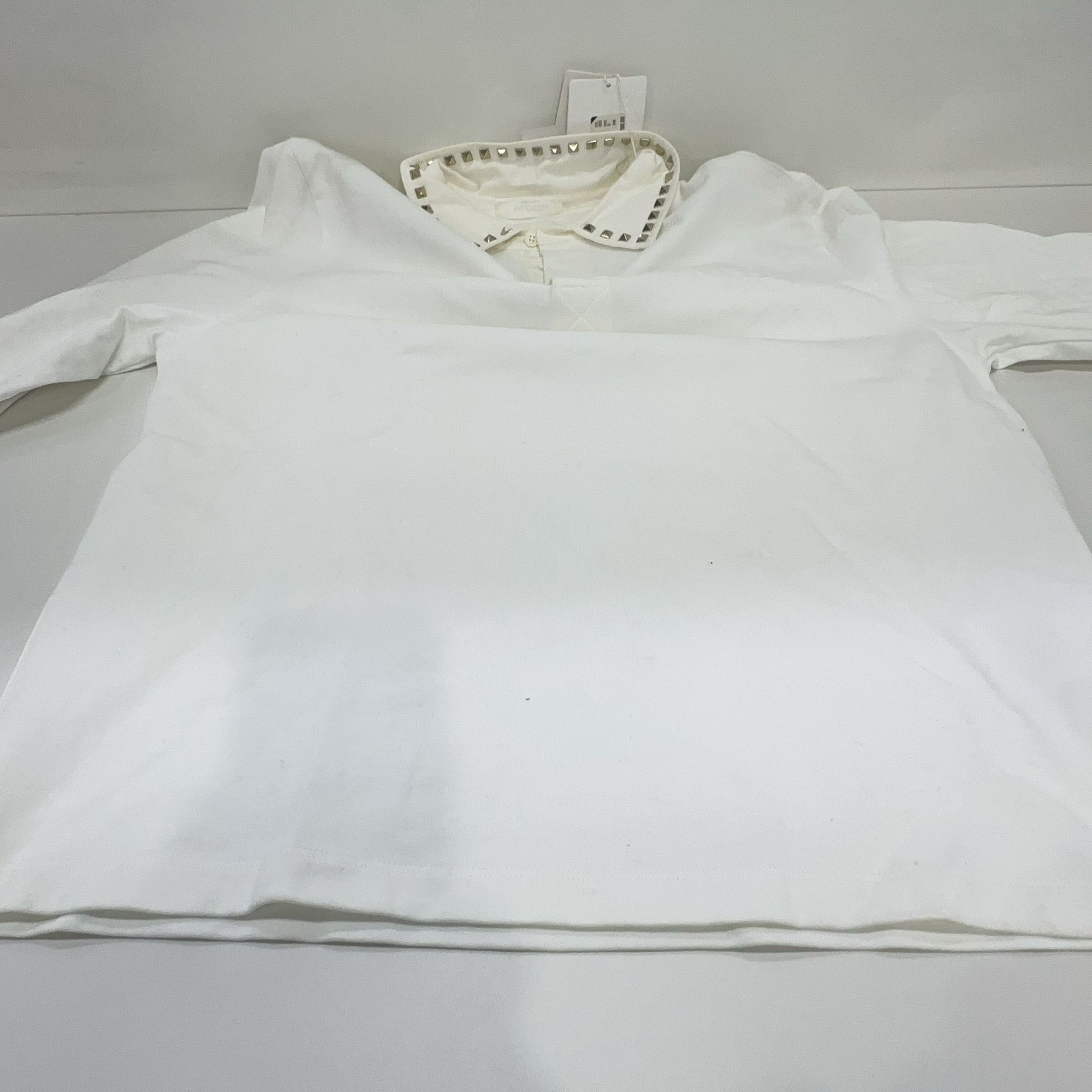 Valentino Valentino Rockstud Long Sleeve Polo Shirt Size S Size US S / EU 44-46 / 1 - 8 Thumbnail