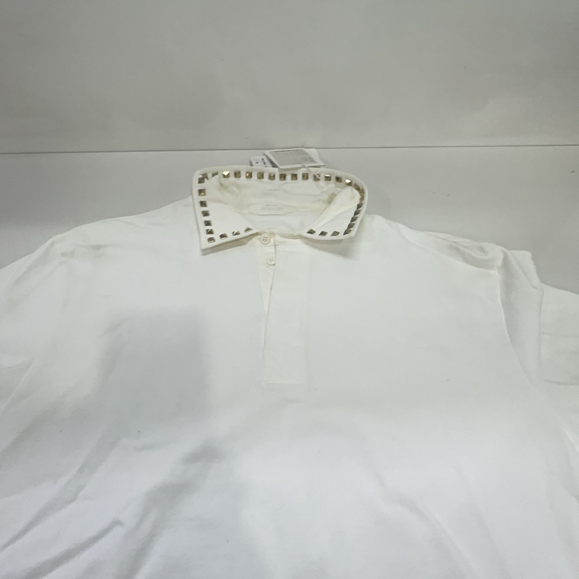 Valentino Valentino Rockstud Long Sleeve Polo Shirt Size S Size US S / EU 44-46 / 1 - 7 Thumbnail