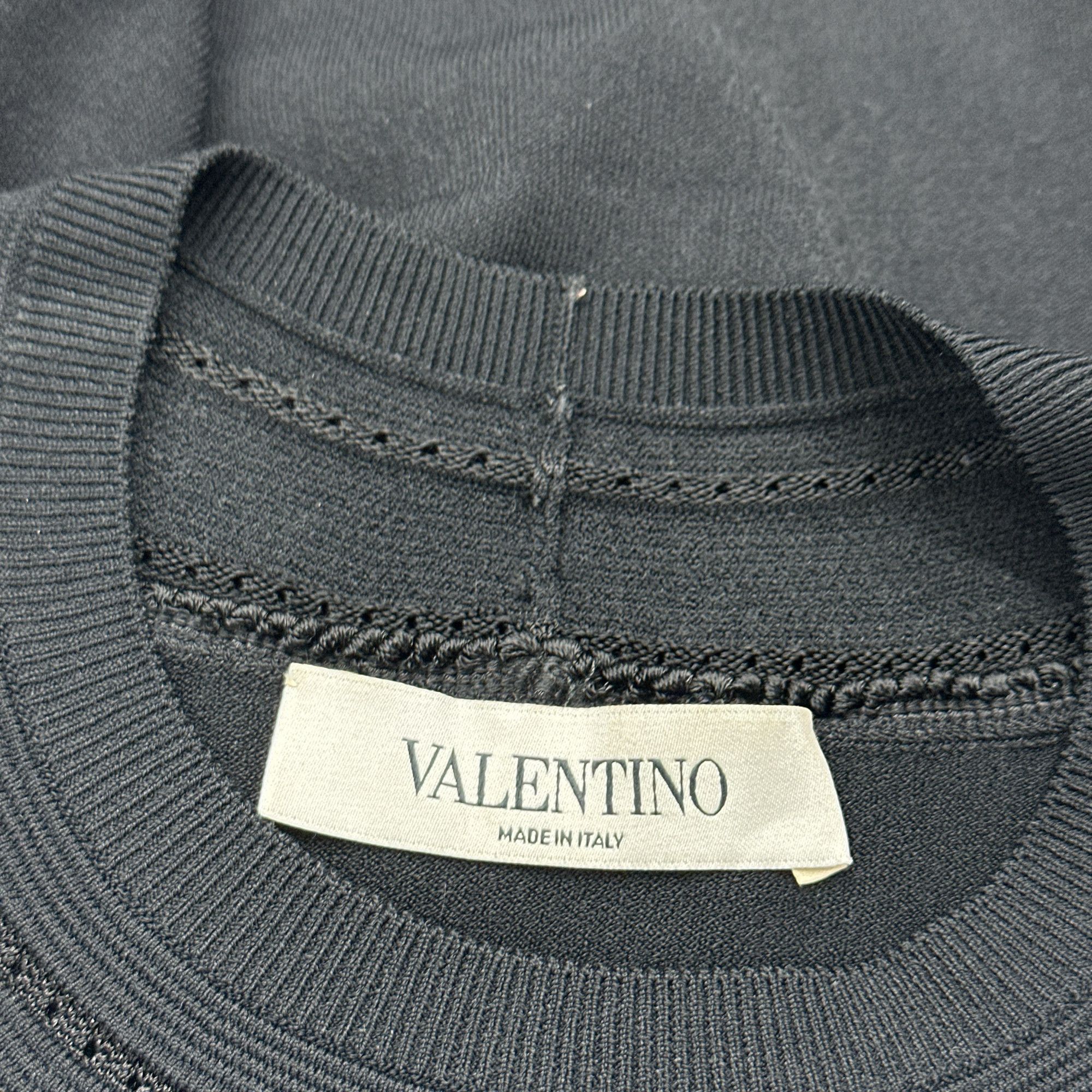 Valentino Valentino Fringed Trim Knit Tank Top Size S Size US S / EU 44-46 / 1 - 3 Thumbnail