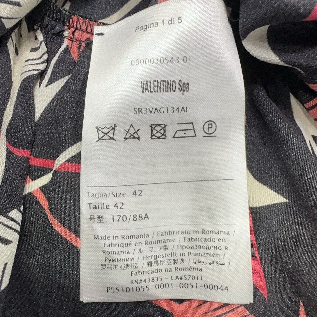 Valentino REDValentino Arrow Print Midi Dress Size 42 (IT) Size M / US 6-8 / IT 42-44 - 5 Thumbnail