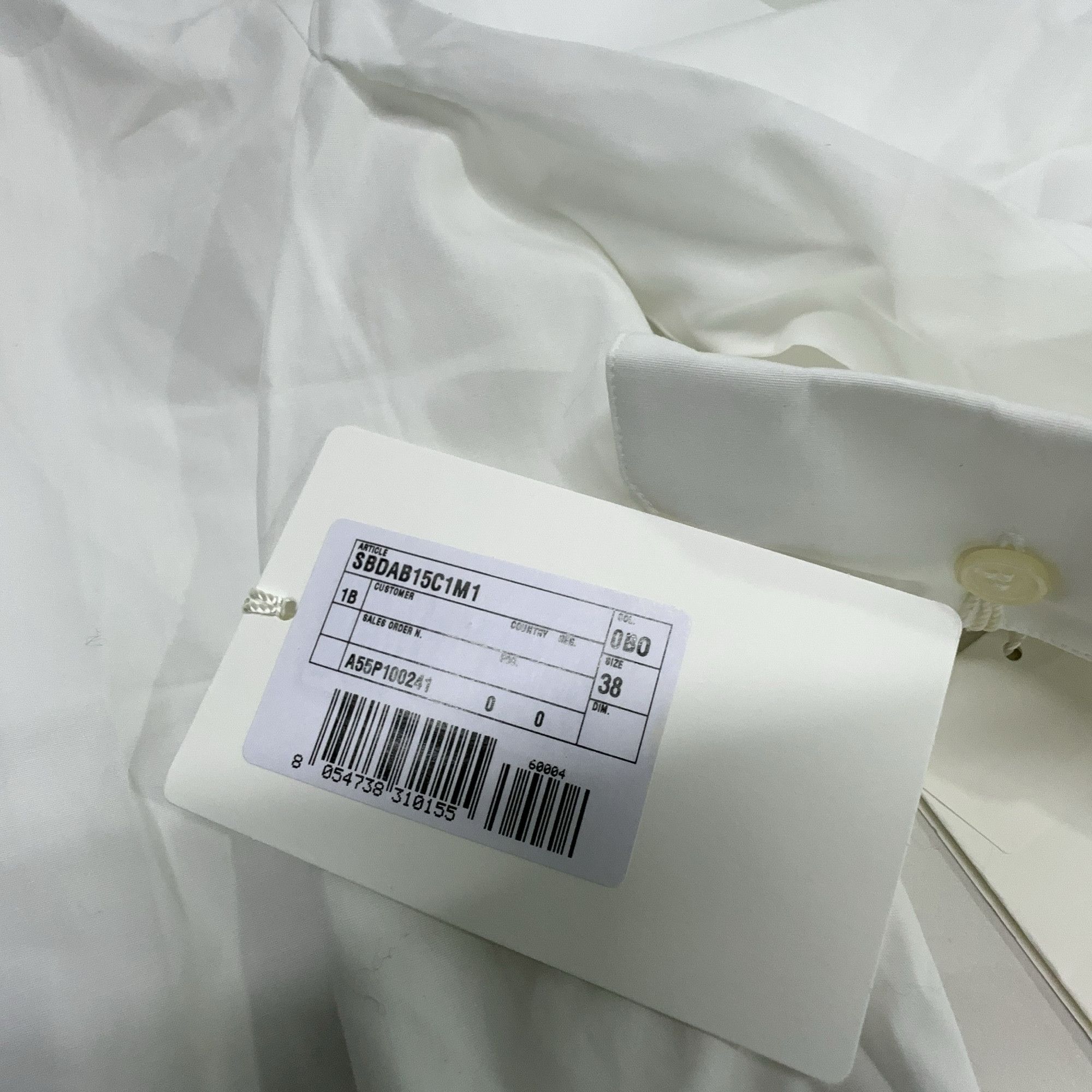 Valentino Valentino White Button Up Shirt Size S Size US S / EU 44-46 / 1 - 3 Thumbnail