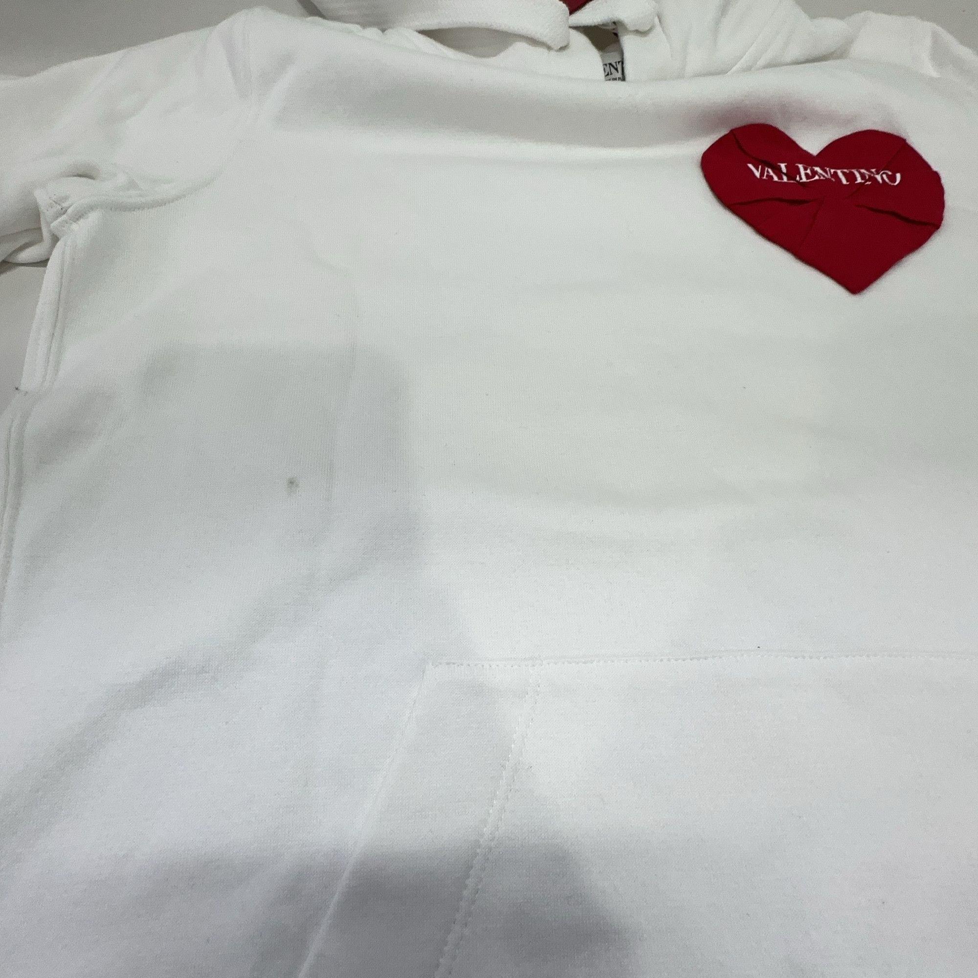 Valentino Valentino Heart Appliqué Hoodie Size XXS Size XXS / US 00 / IT 34 - 6 Thumbnail