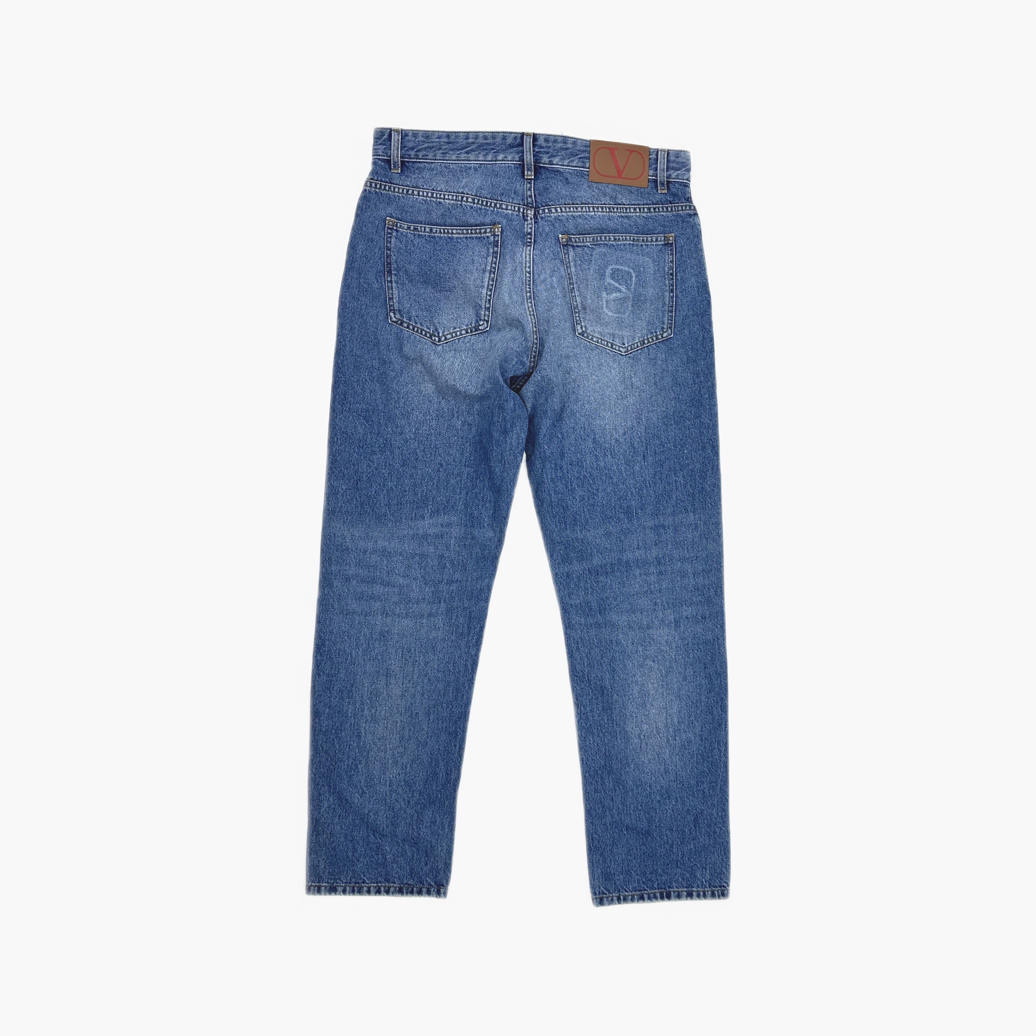 Valentino Valentino Logo Pocket Denim Jeans Size 31 Size US 31 - 2 Thumbnail