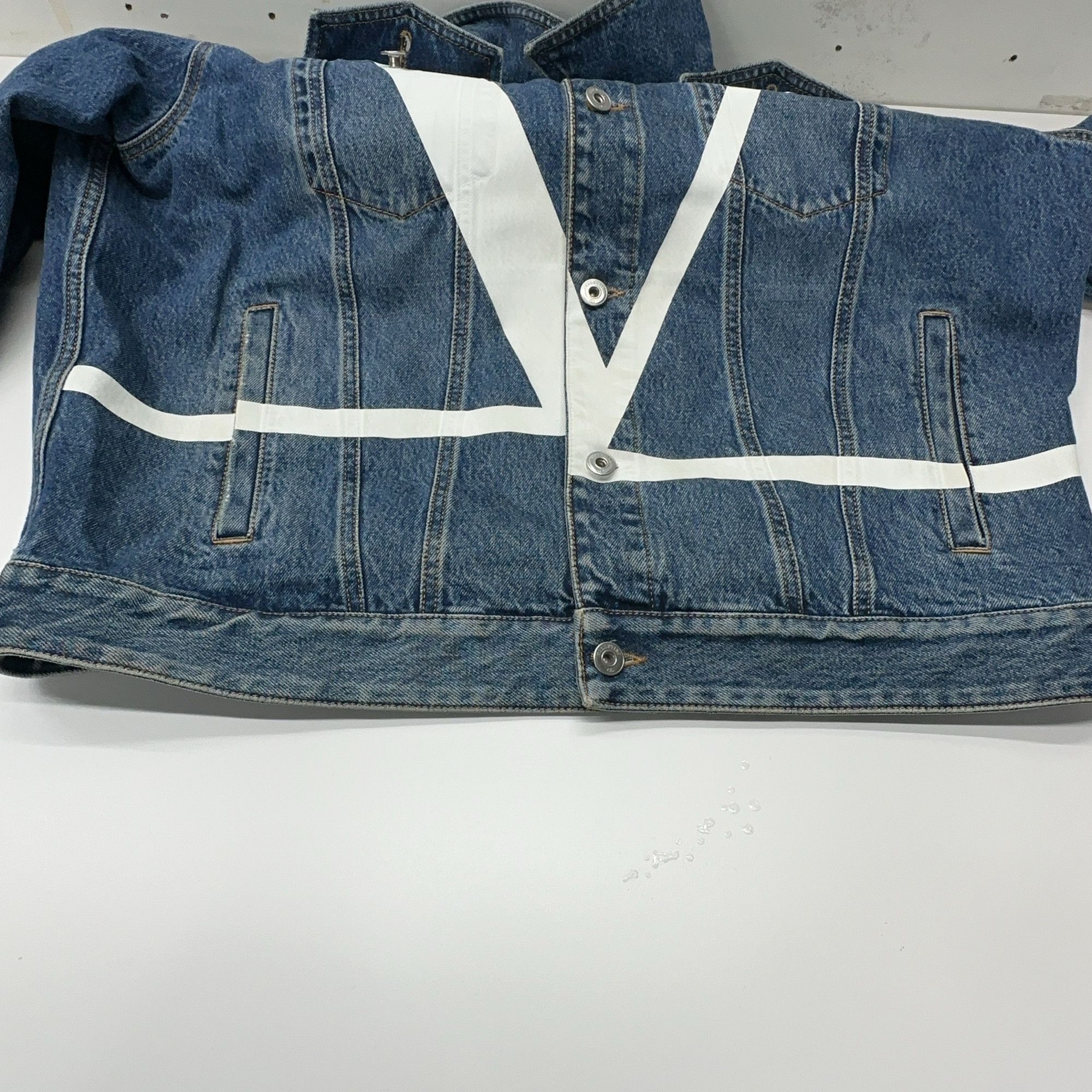 Valentino Valentino VLogo Denim Jacket Size M Size US M / EU 48-50 / 2 - 8 Thumbnail