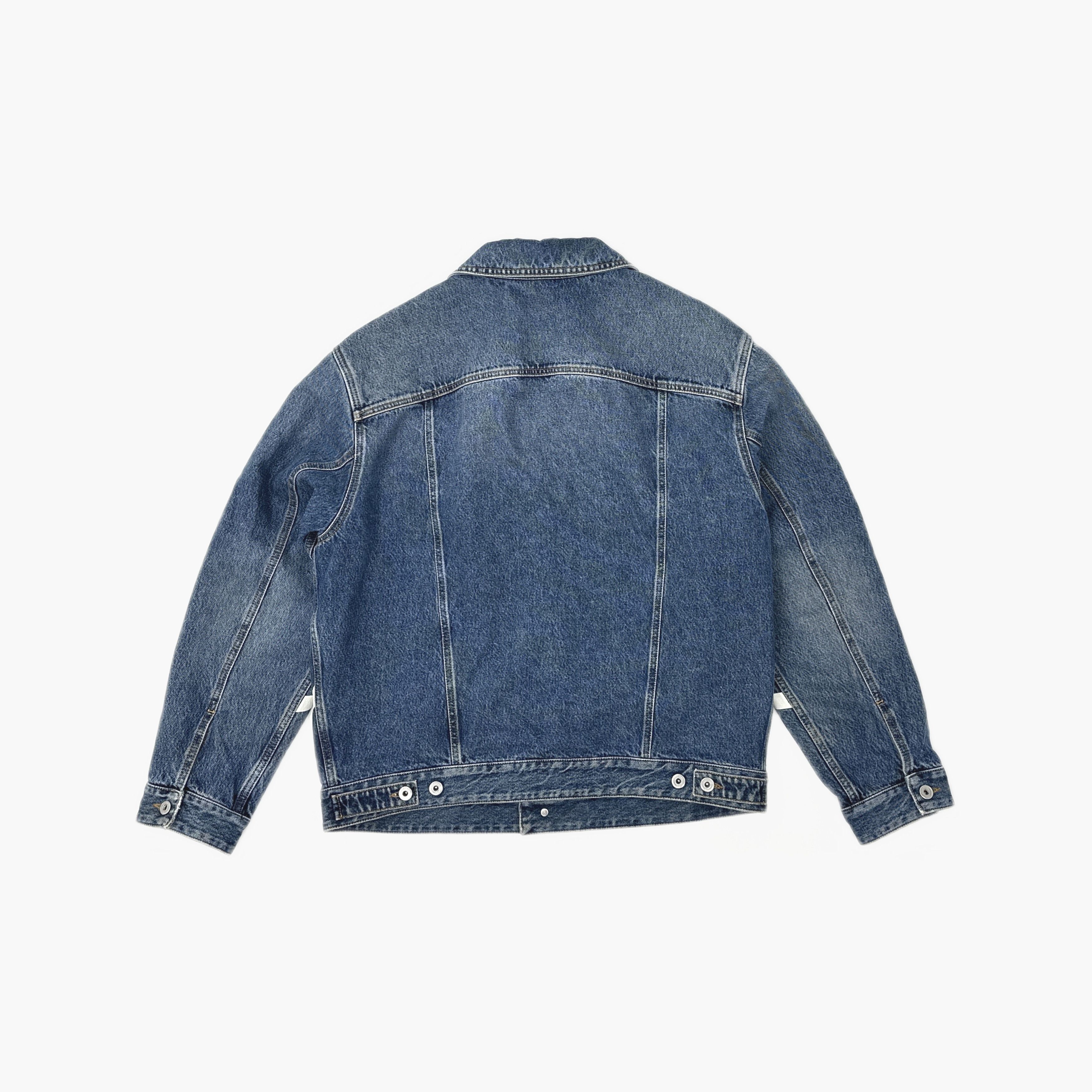Valentino Valentino VLogo Denim Jacket Size M Size US M / EU 48-50 / 2 - 2 Thumbnail