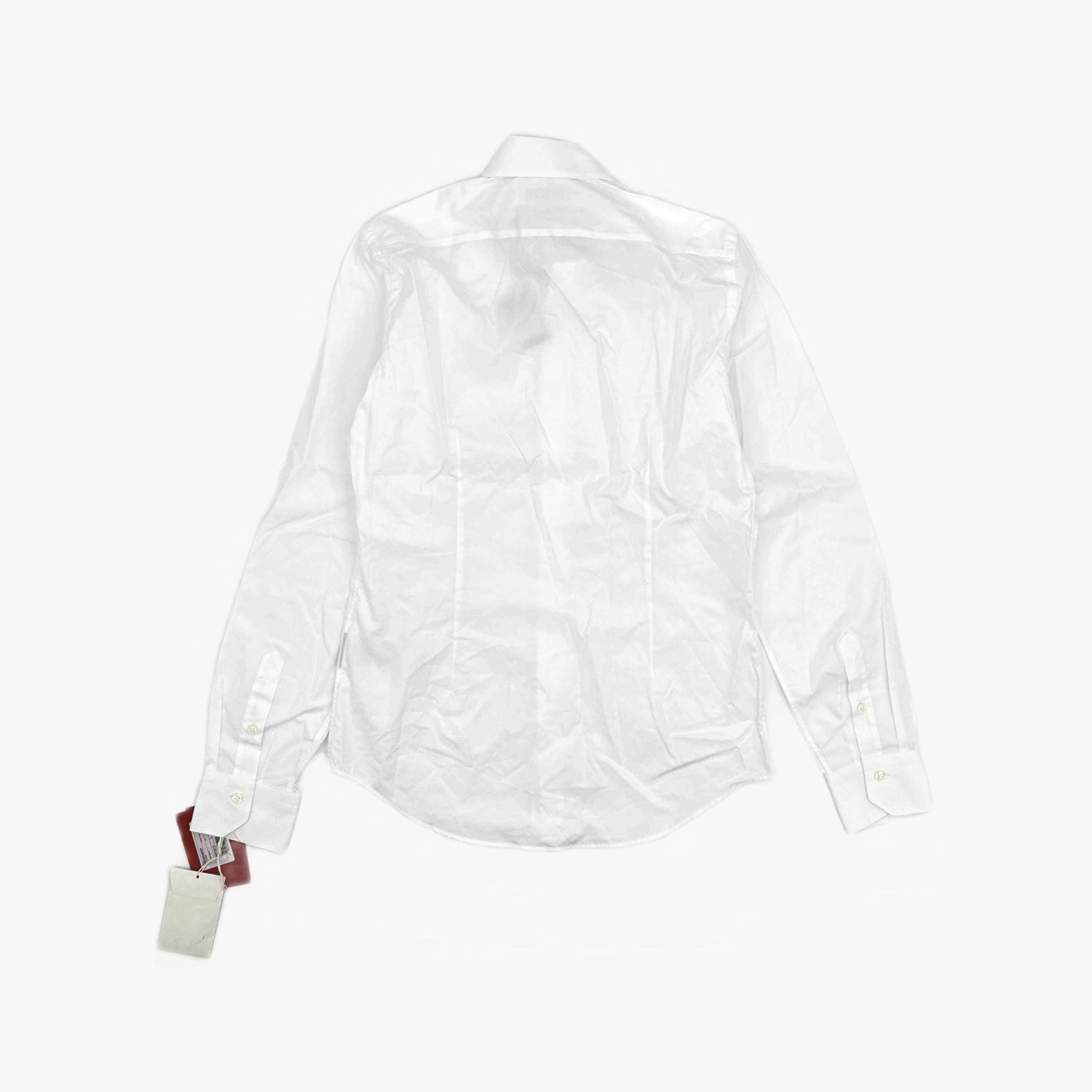 Valentino Valentino White Cotton Button Up Shirt Size M Size US XXS / EU 40 - 2 Thumbnail