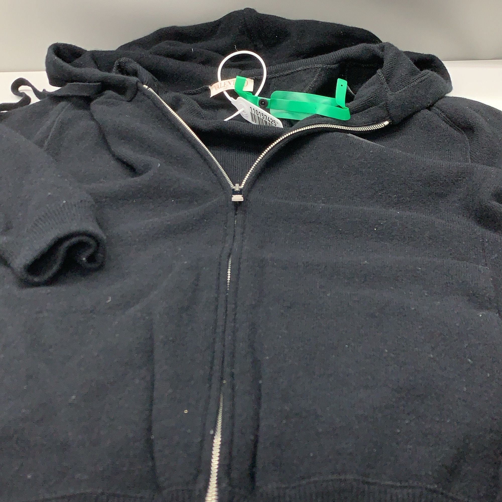 Valentino Valentino VLTN Logo Wool Cashmere Zip Hoodie Size S Size US S / EU 44-46 / 1 - 6 Thumbnail