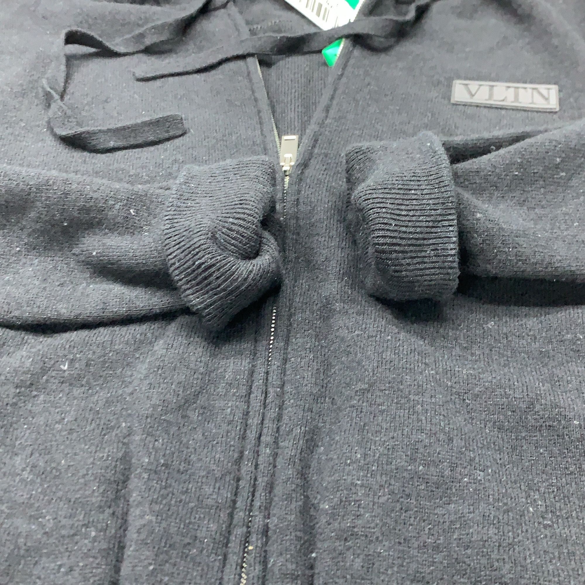 Valentino Valentino VLTN Logo Wool Cashmere Zip Hoodie Size S Size US S / EU 44-46 / 1 - 8 Thumbnail