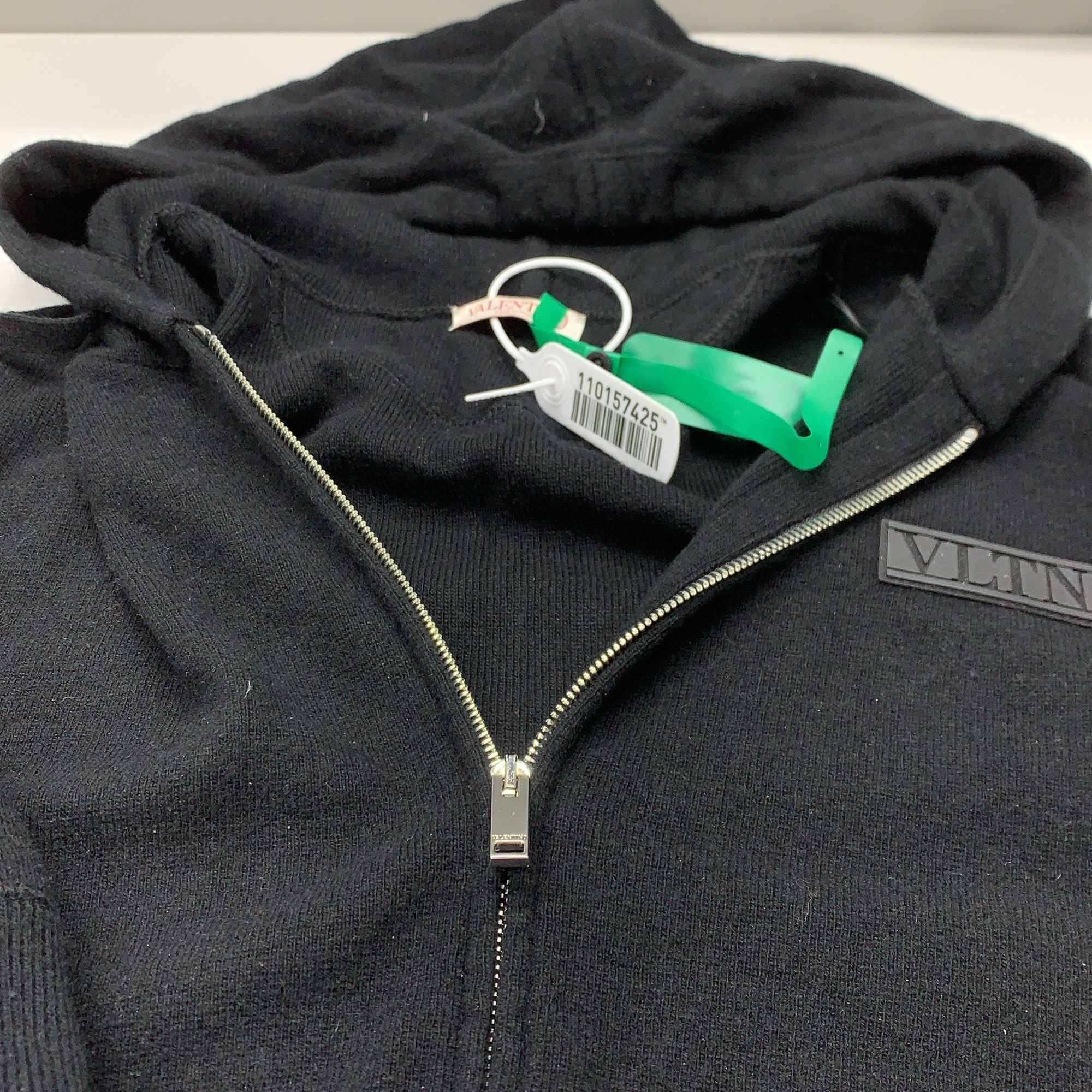 Valentino Valentino VLTN Logo Wool Cashmere Zip Hoodie Size S Size US S / EU 44-46 / 1 - 5 Thumbnail